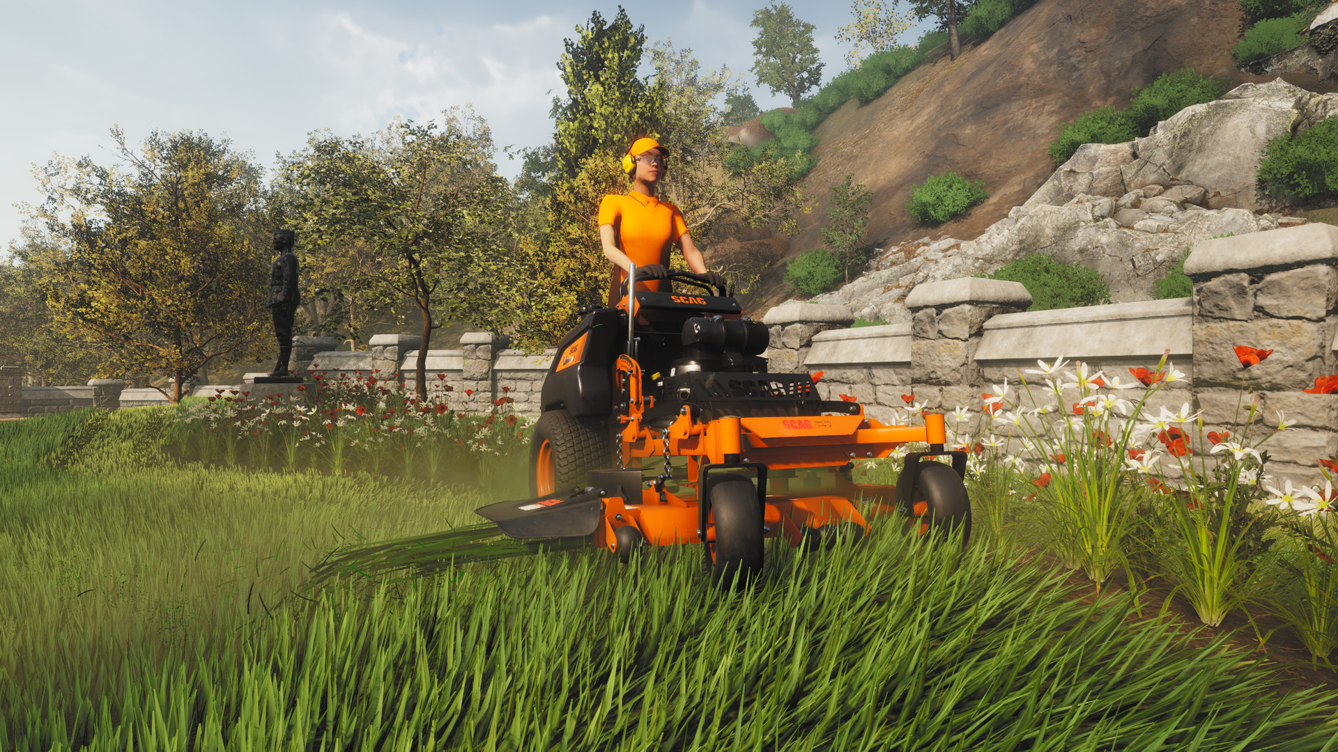 Изображение игры: Lawn Mowing Simulator