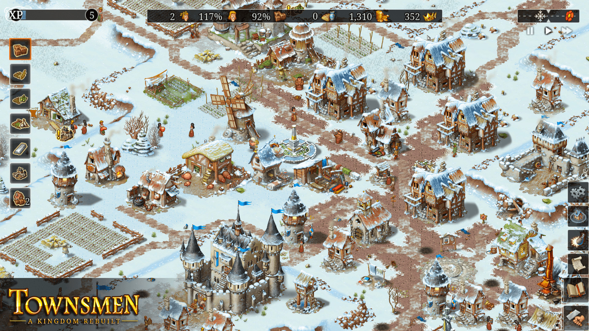Изображение игры: Townsmen - A Kingdom Rebuilt