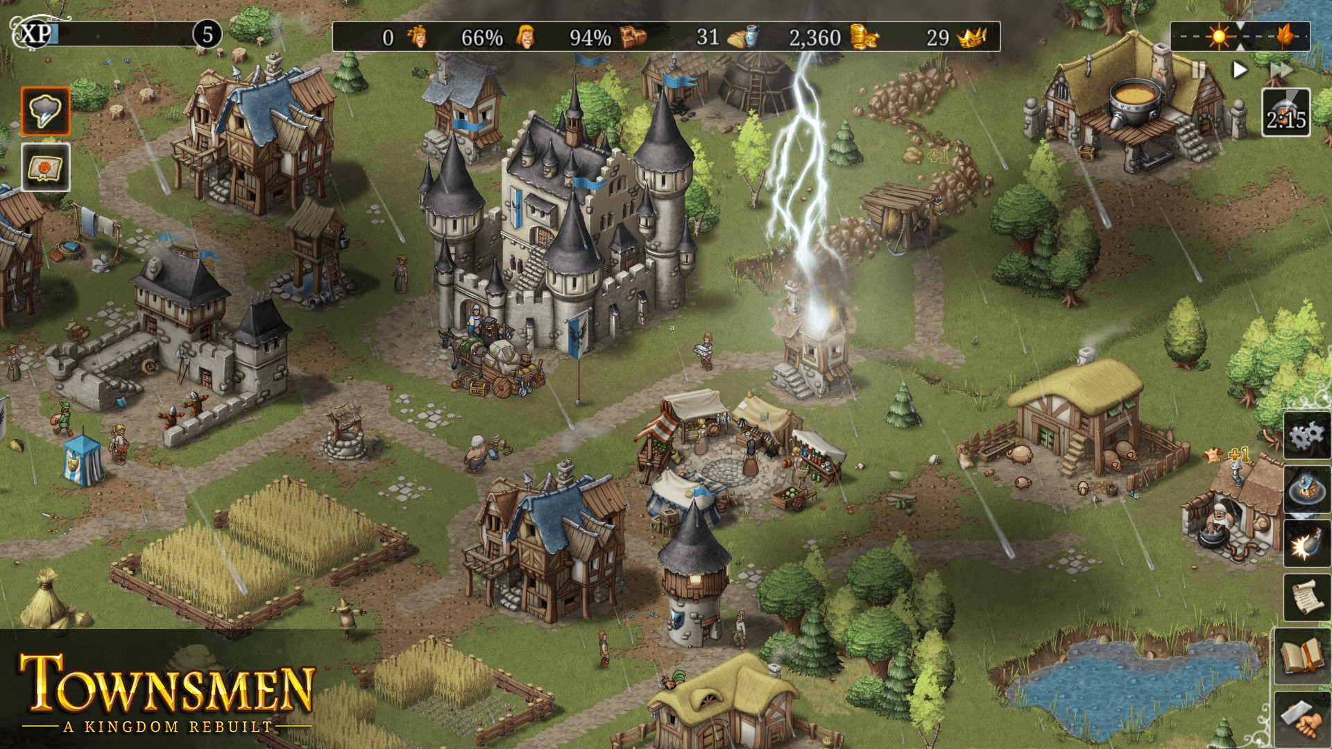 Изображение игры: Townsmen - A Kingdom Rebuilt