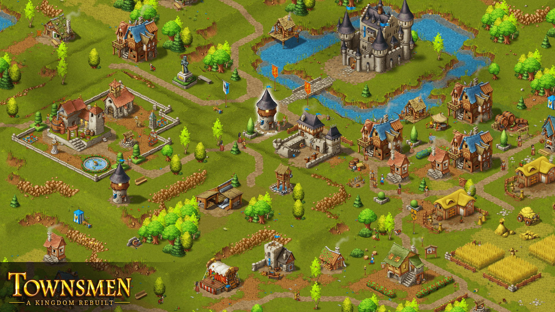 Изображение игры: Townsmen - A Kingdom Rebuilt