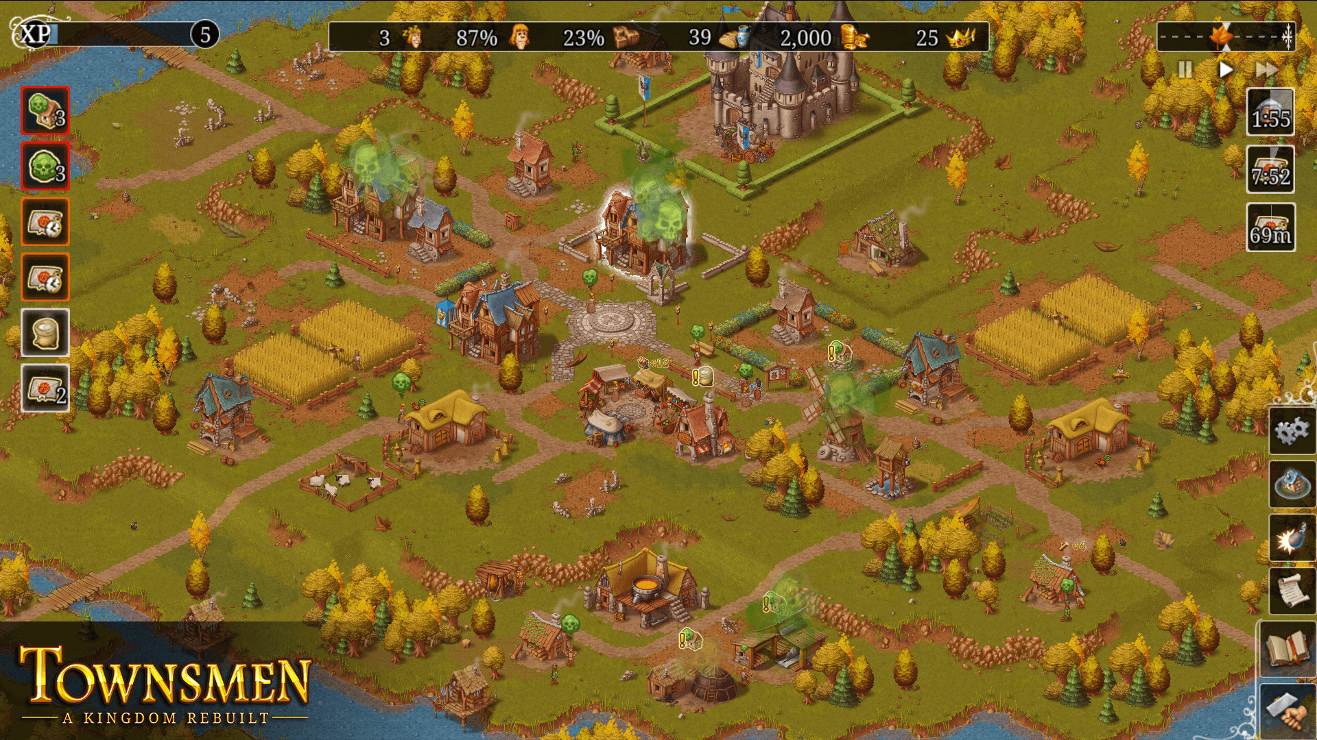 Изображение игры: Townsmen - A Kingdom Rebuilt