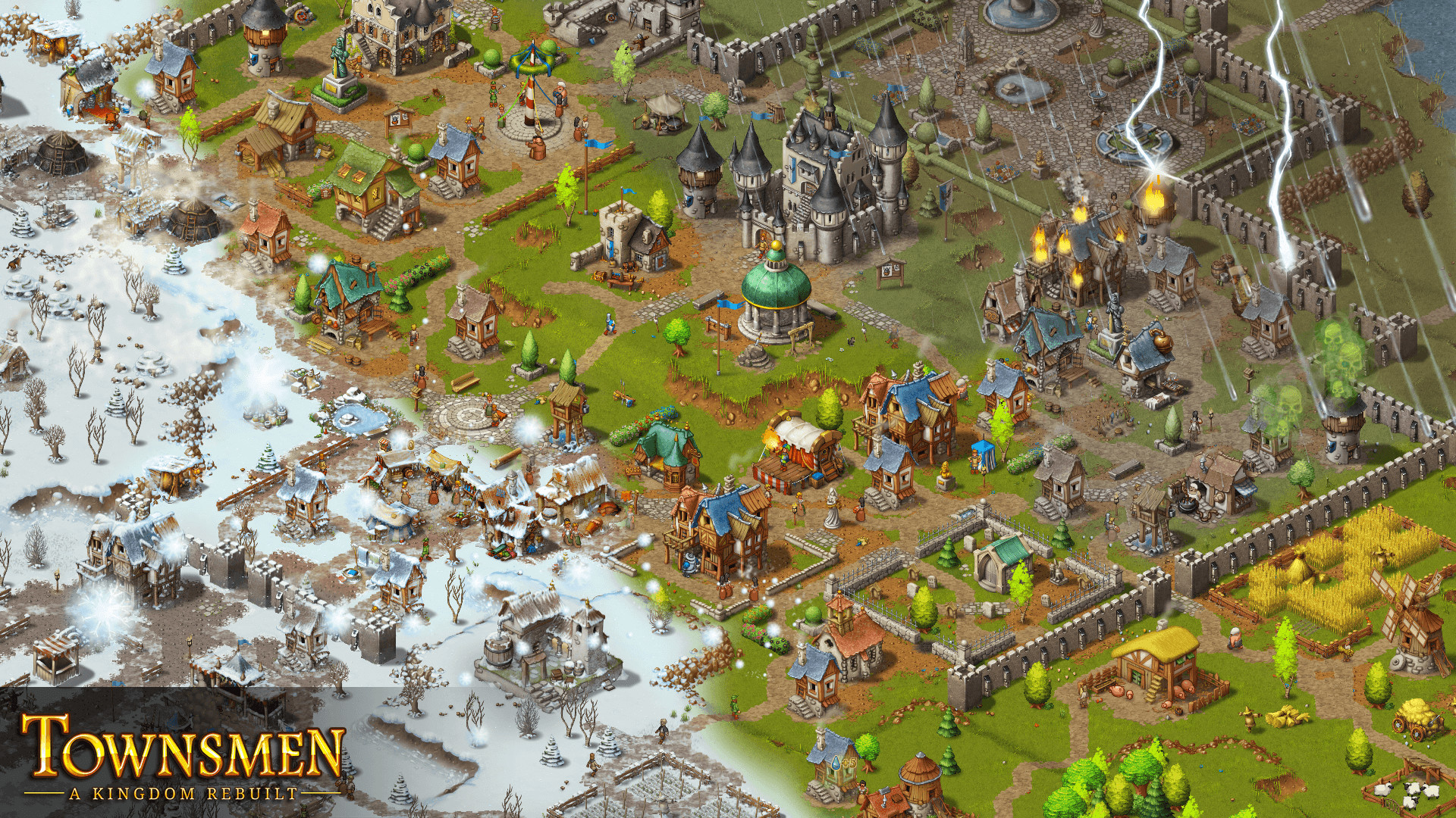 Изображение игры: Townsmen - A Kingdom Rebuilt