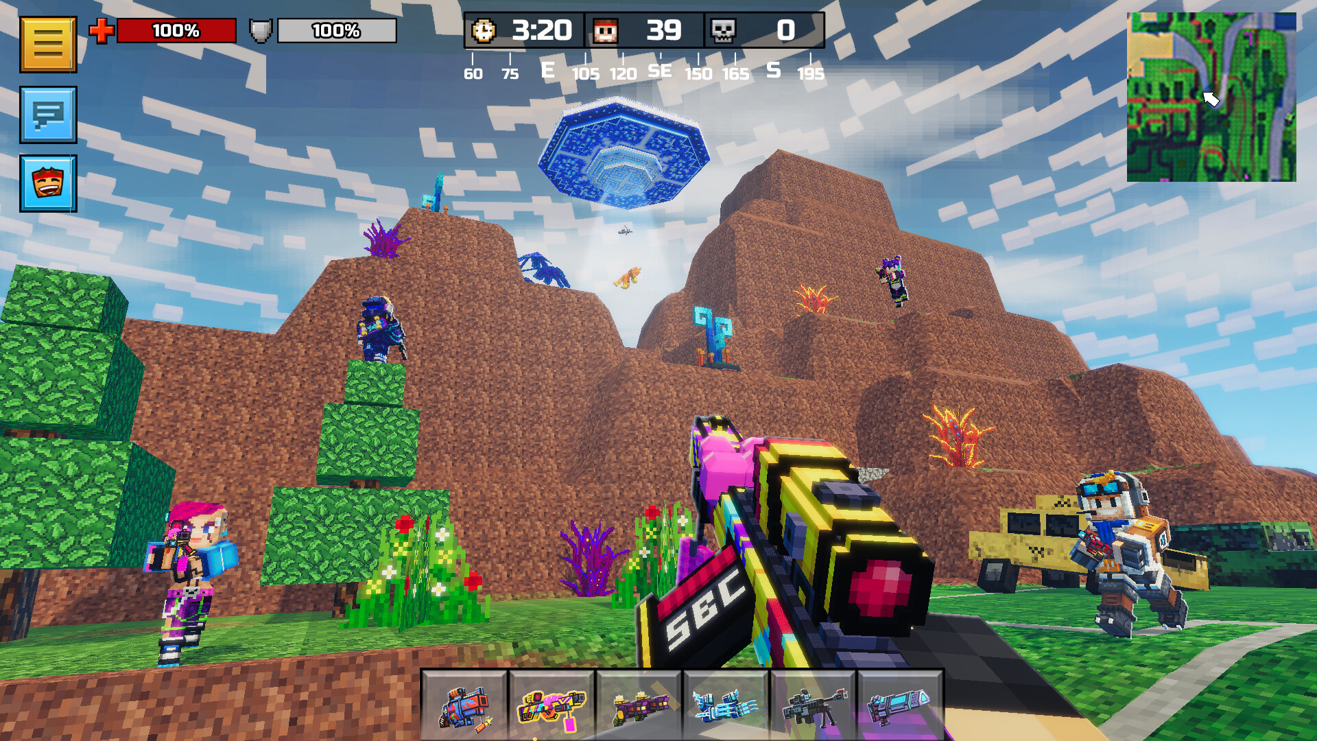 Изображение игры: Pixel Gun 3D: PC Edition