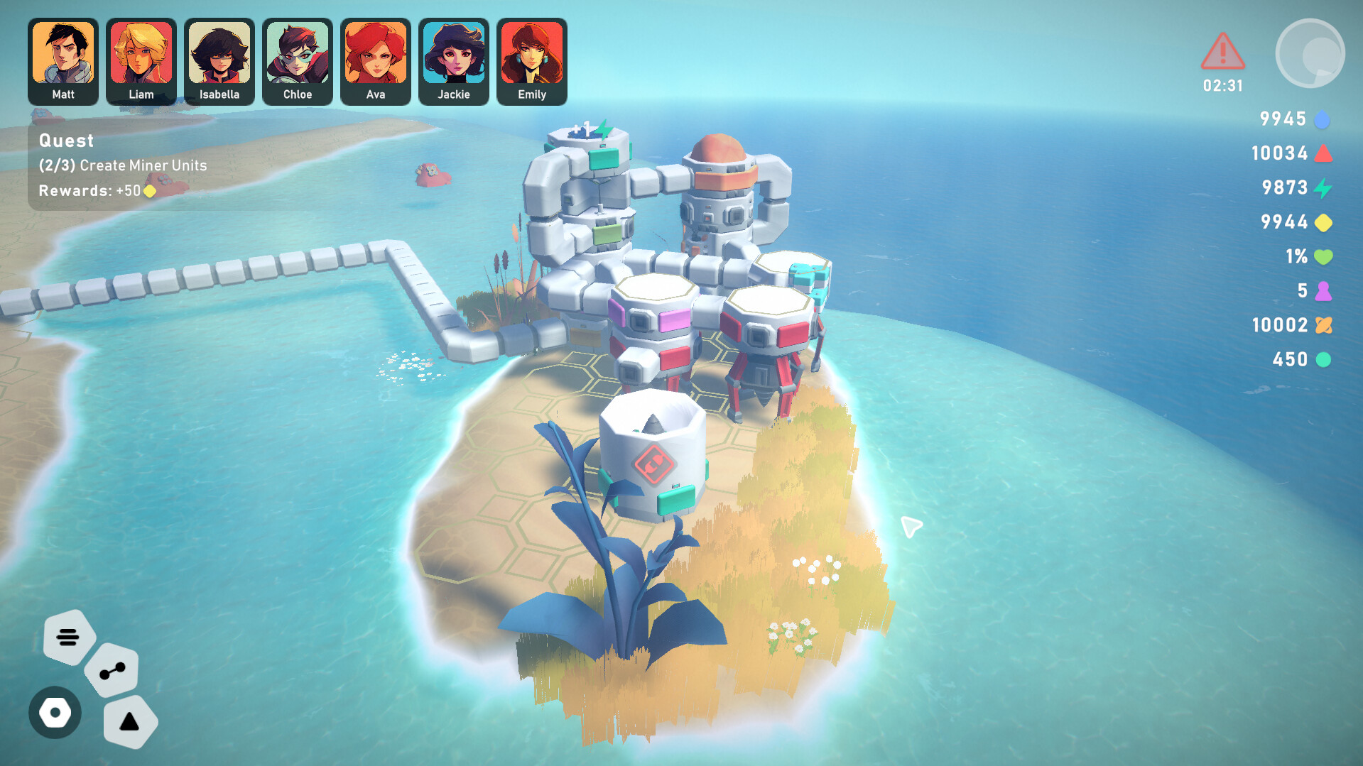 Изображение игры: Stellar Settlers: Space Base Builder