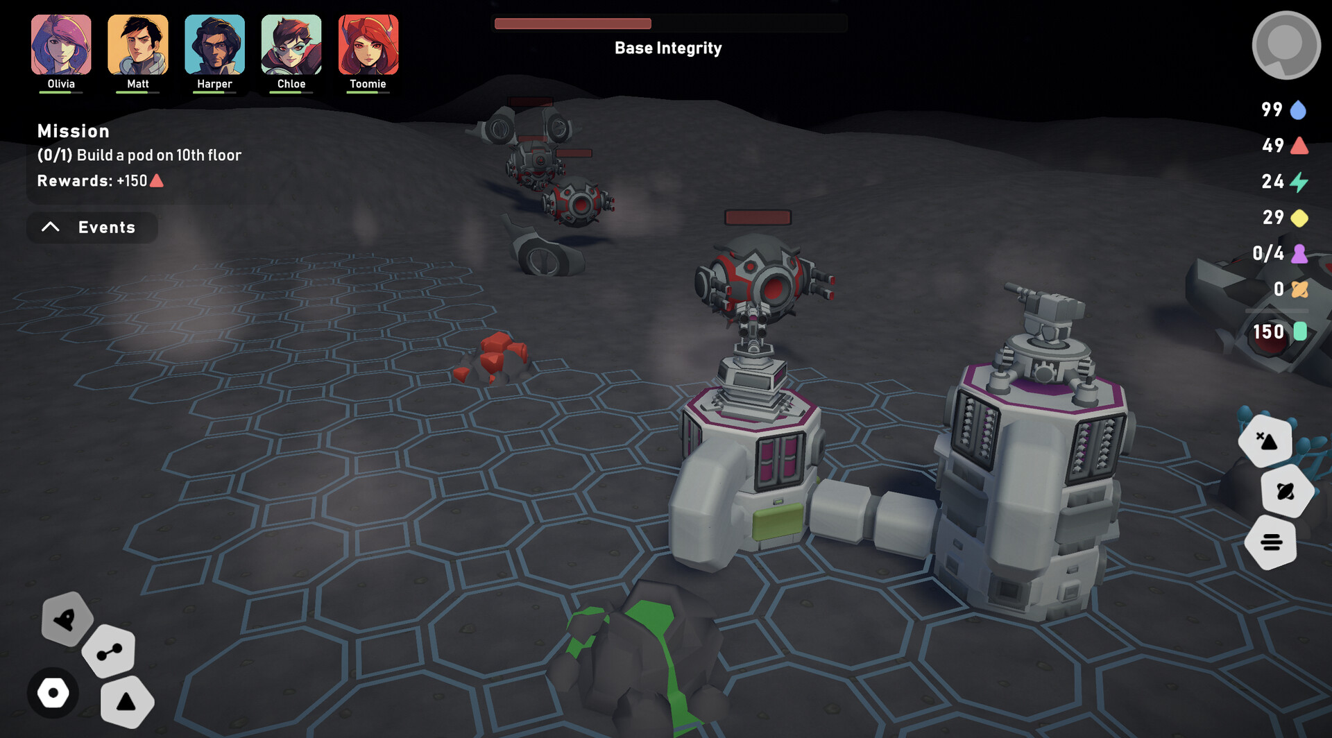 Изображение игры: Stellar Settlers: Space Base Builder