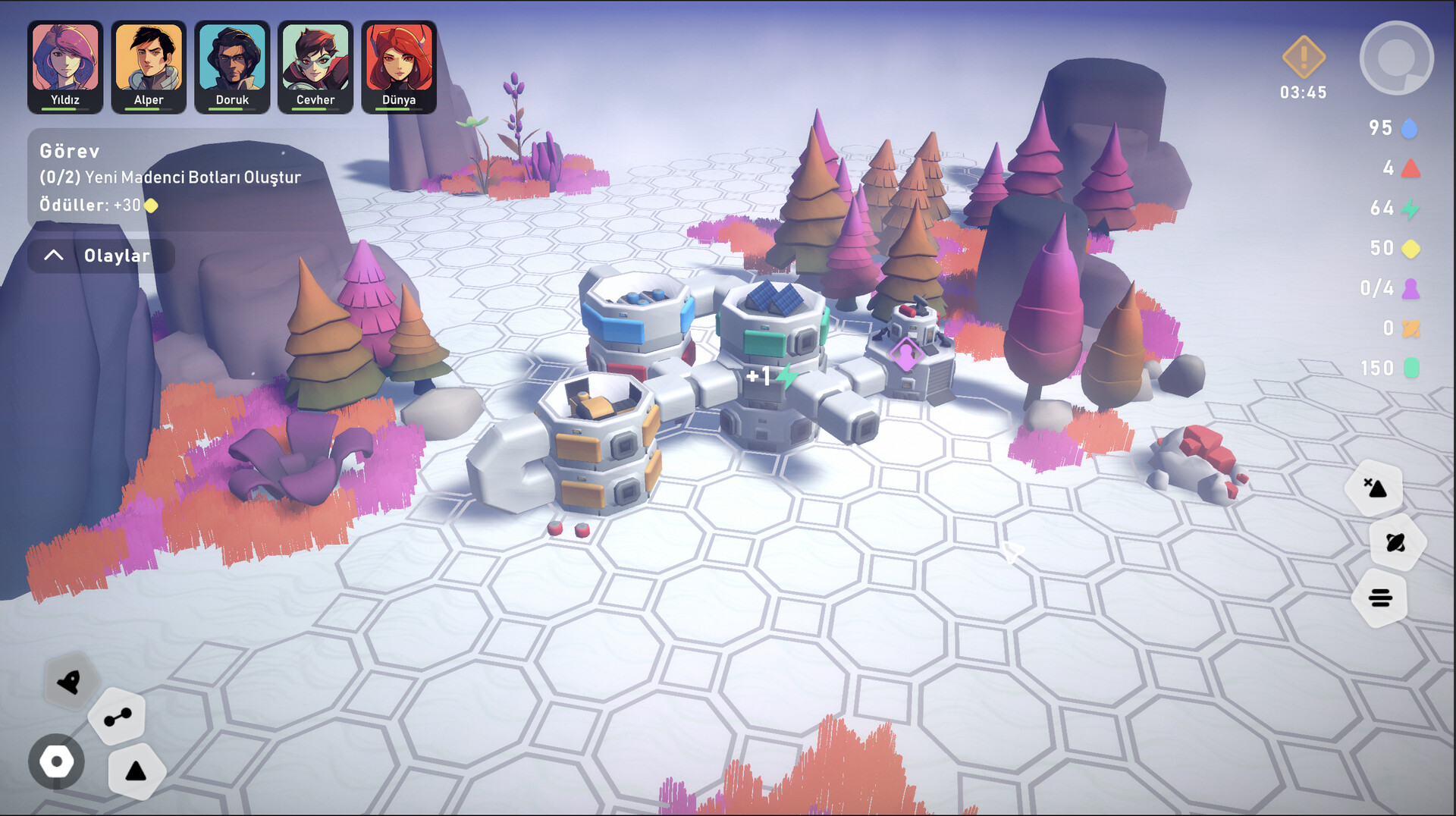 Изображение игры: Stellar Settlers: Space Base Builder