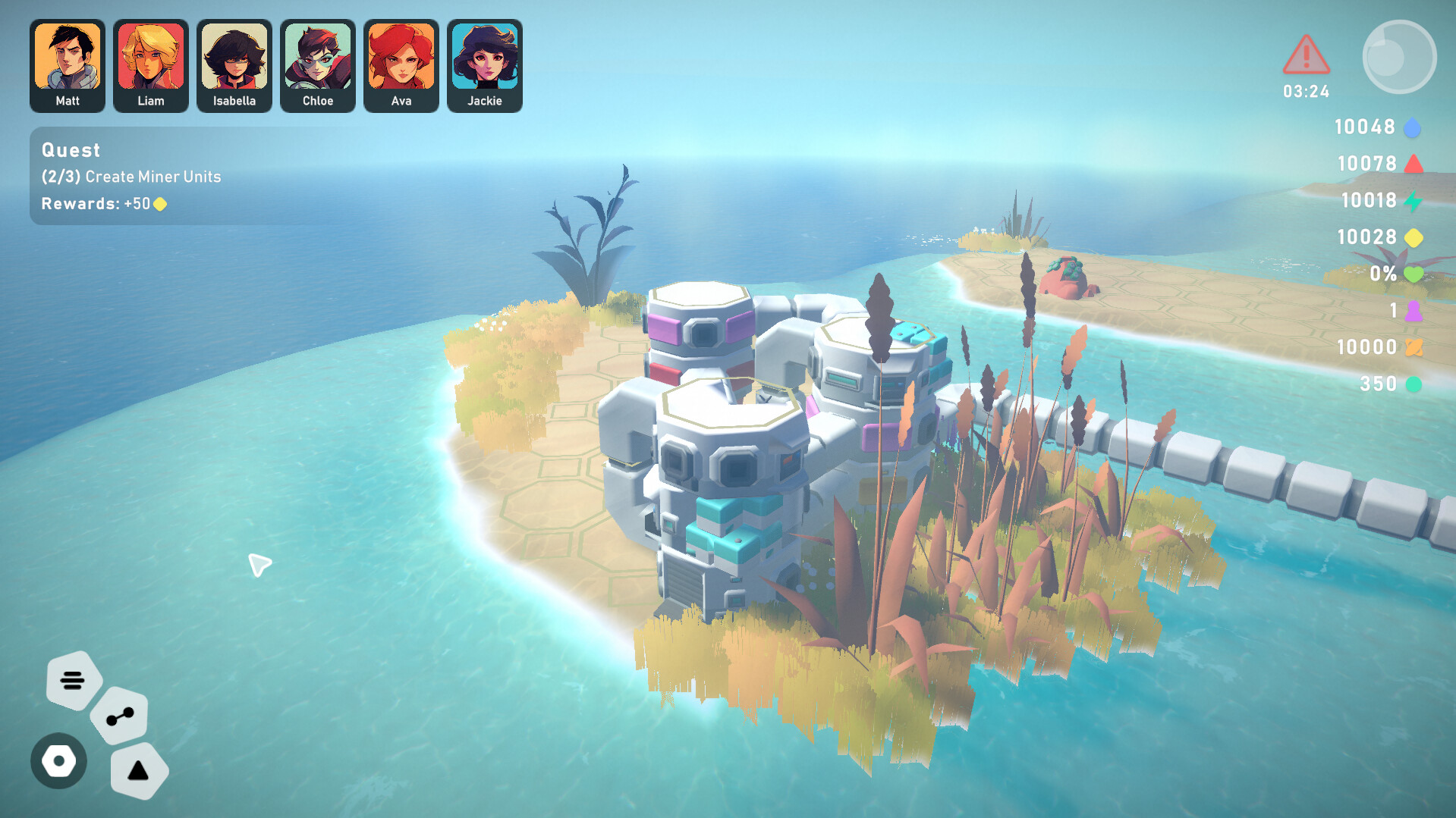 Изображение игры: Stellar Settlers: Space Base Builder