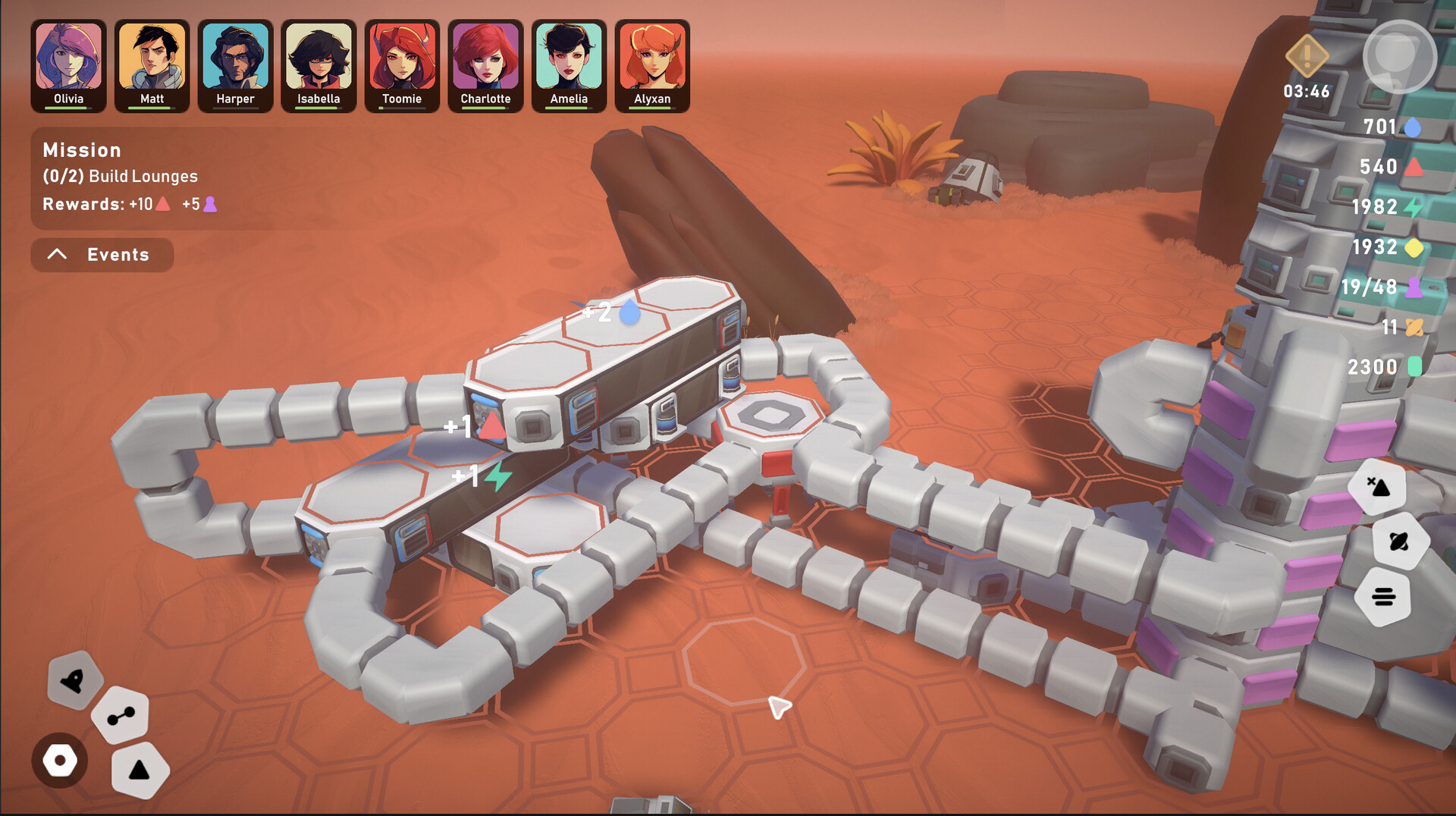 Изображение игры: Stellar Settlers: Space Base Builder