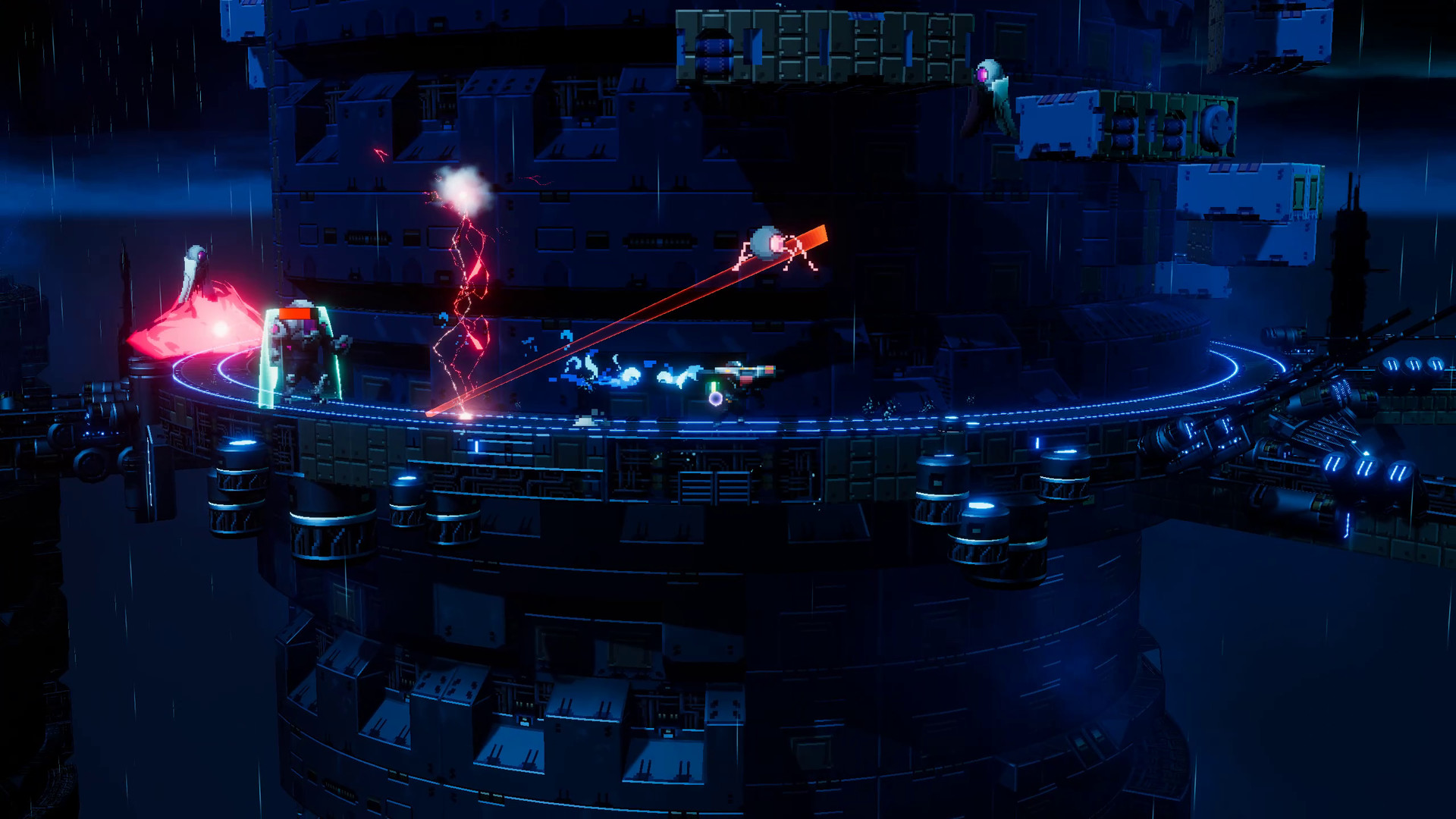 Изображение игры: Orbital Bullet – The 360° Rogue-lite