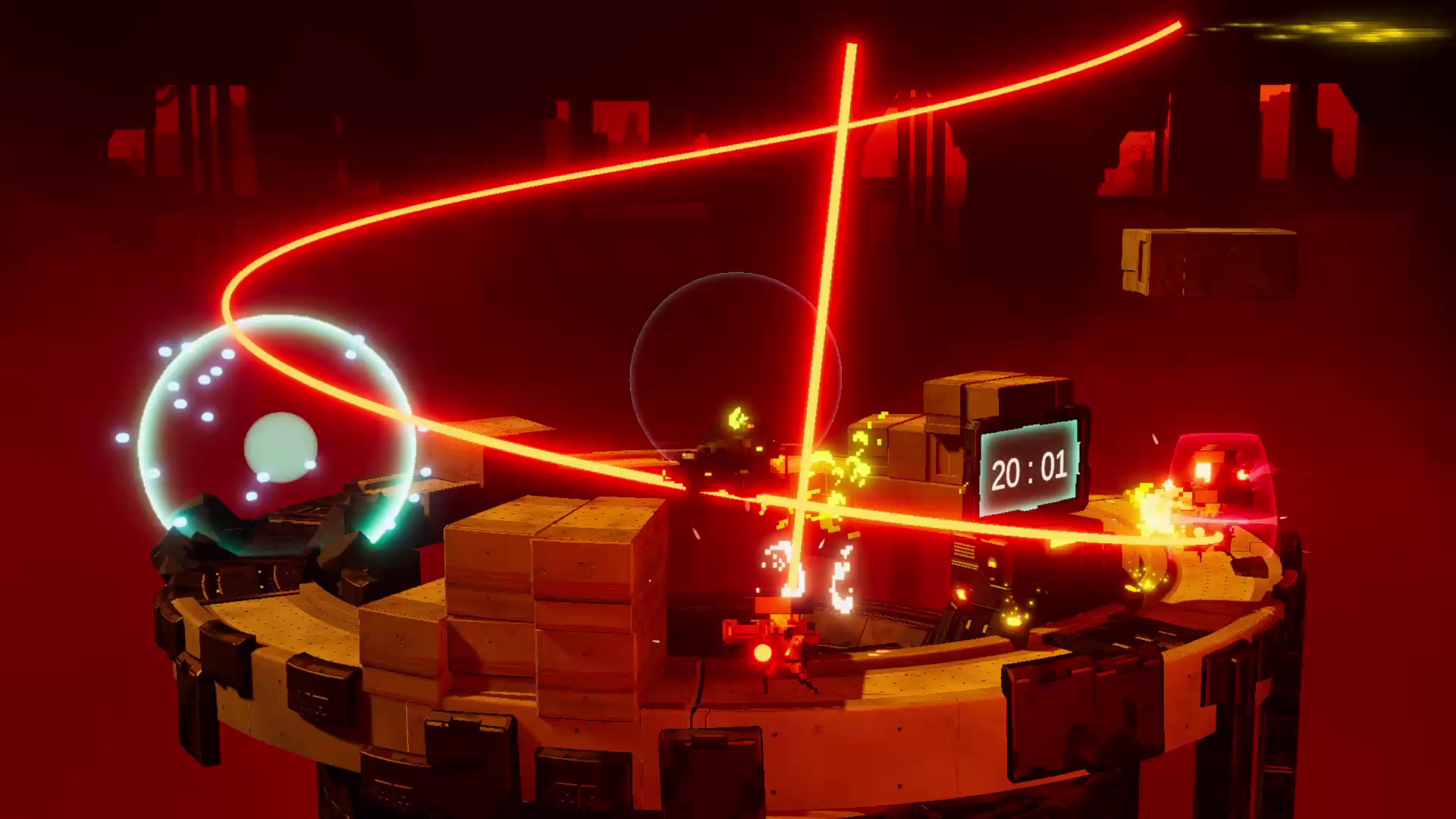 Изображение игры: Orbital Bullet – The 360° Rogue-lite
