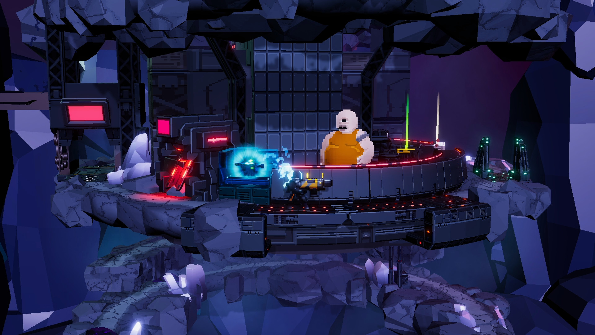 Изображение игры: Orbital Bullet – The 360° Rogue-lite