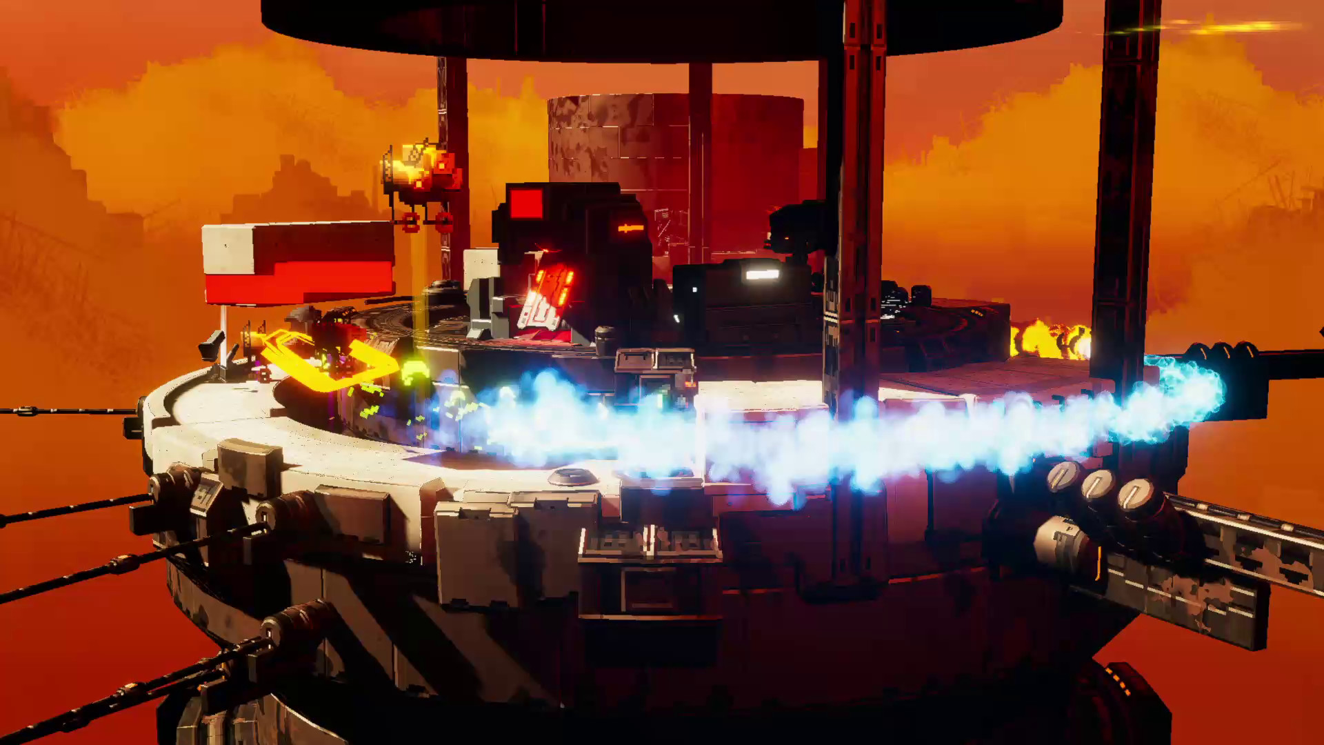 Изображение игры: Orbital Bullet – The 360° Rogue-lite