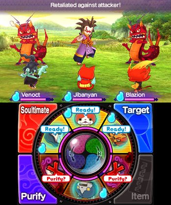 Изображение игры: Yo-kai Watch 2: Fleshy Souls