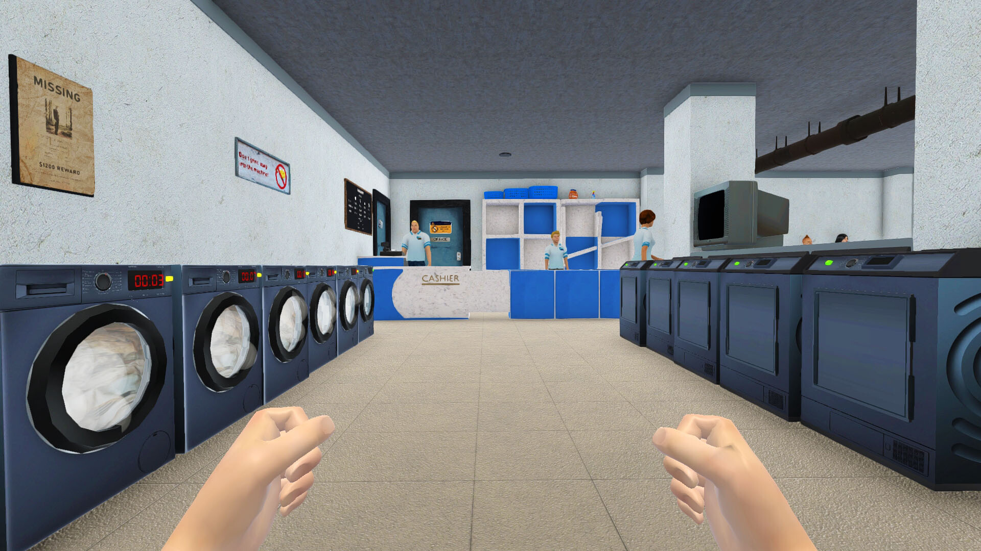 Изображение игры: Laundry Store Simulator