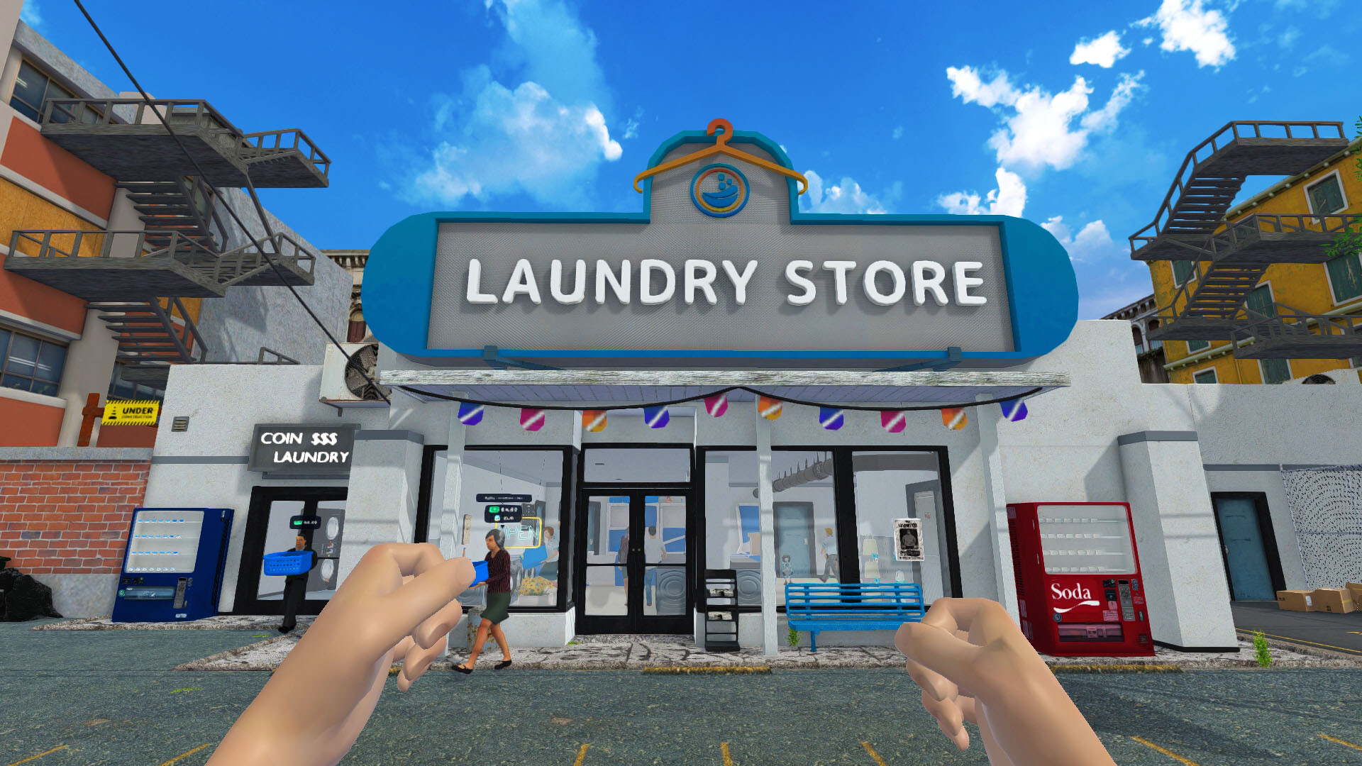 Изображение игры: Laundry Store Simulator