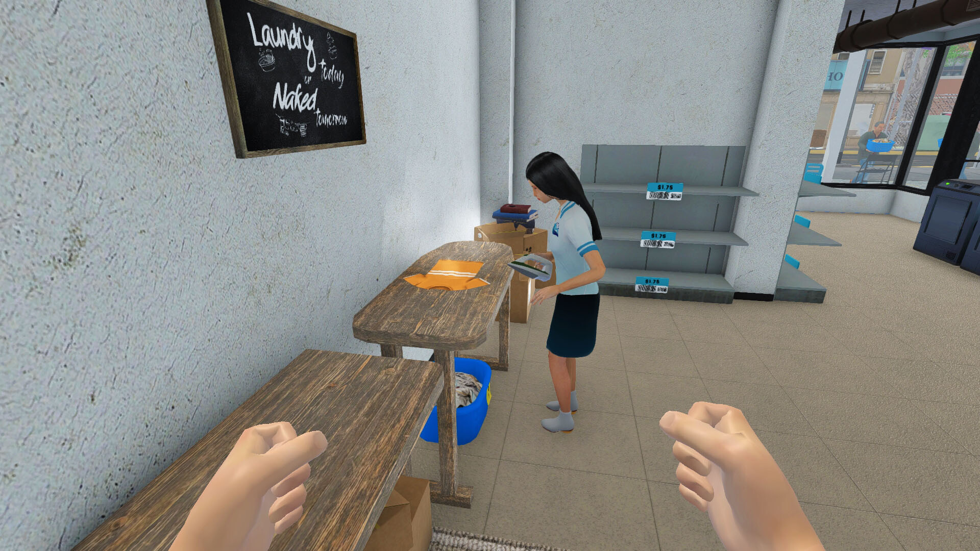 Изображение игры: Laundry Store Simulator