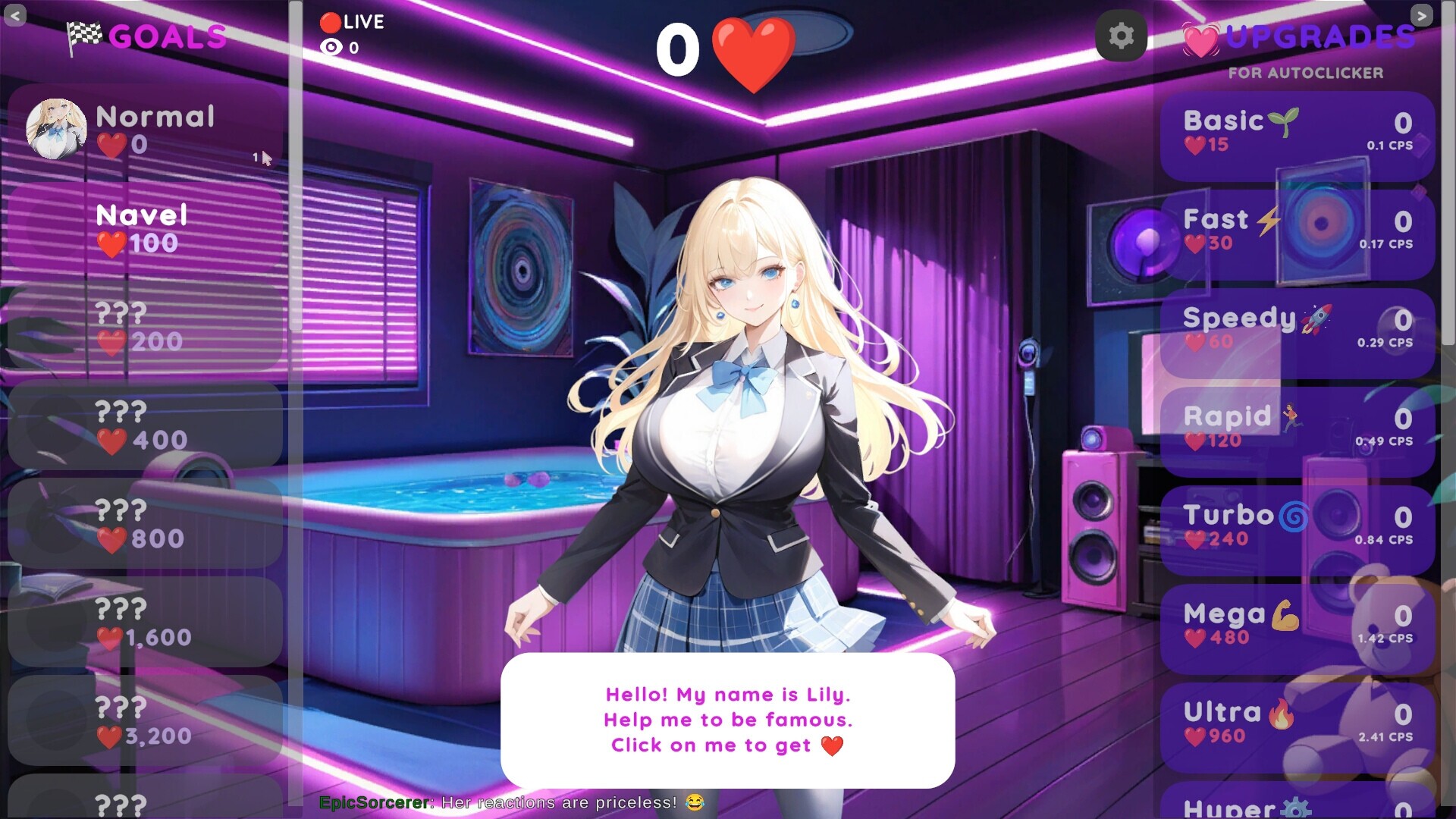 Изображение игры: Hentai Clicker: Lily is streaming