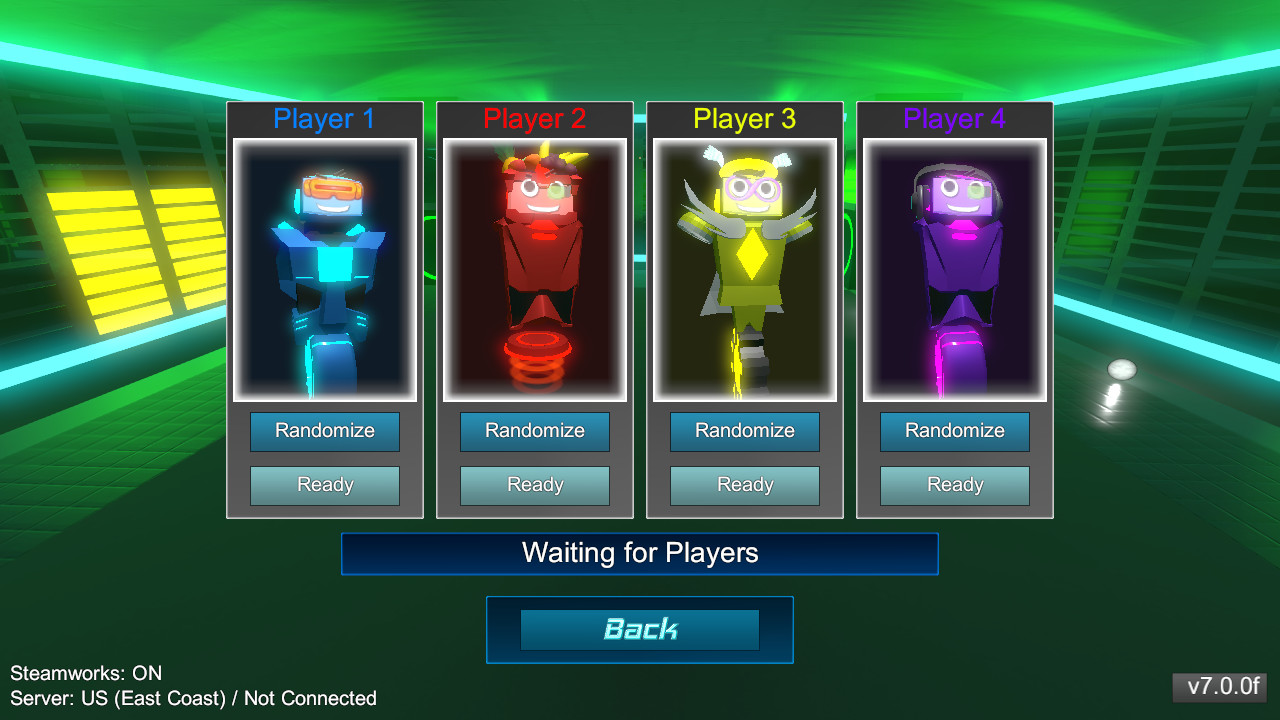 Изображение игры: Robot Roller-Derby Disco Dodgeball
