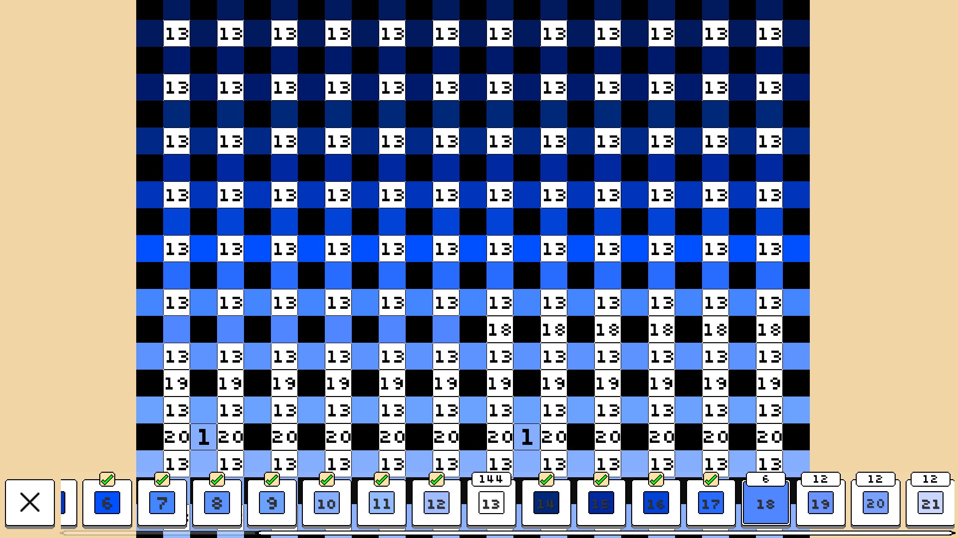 Изображение игры: Coloring Pixels