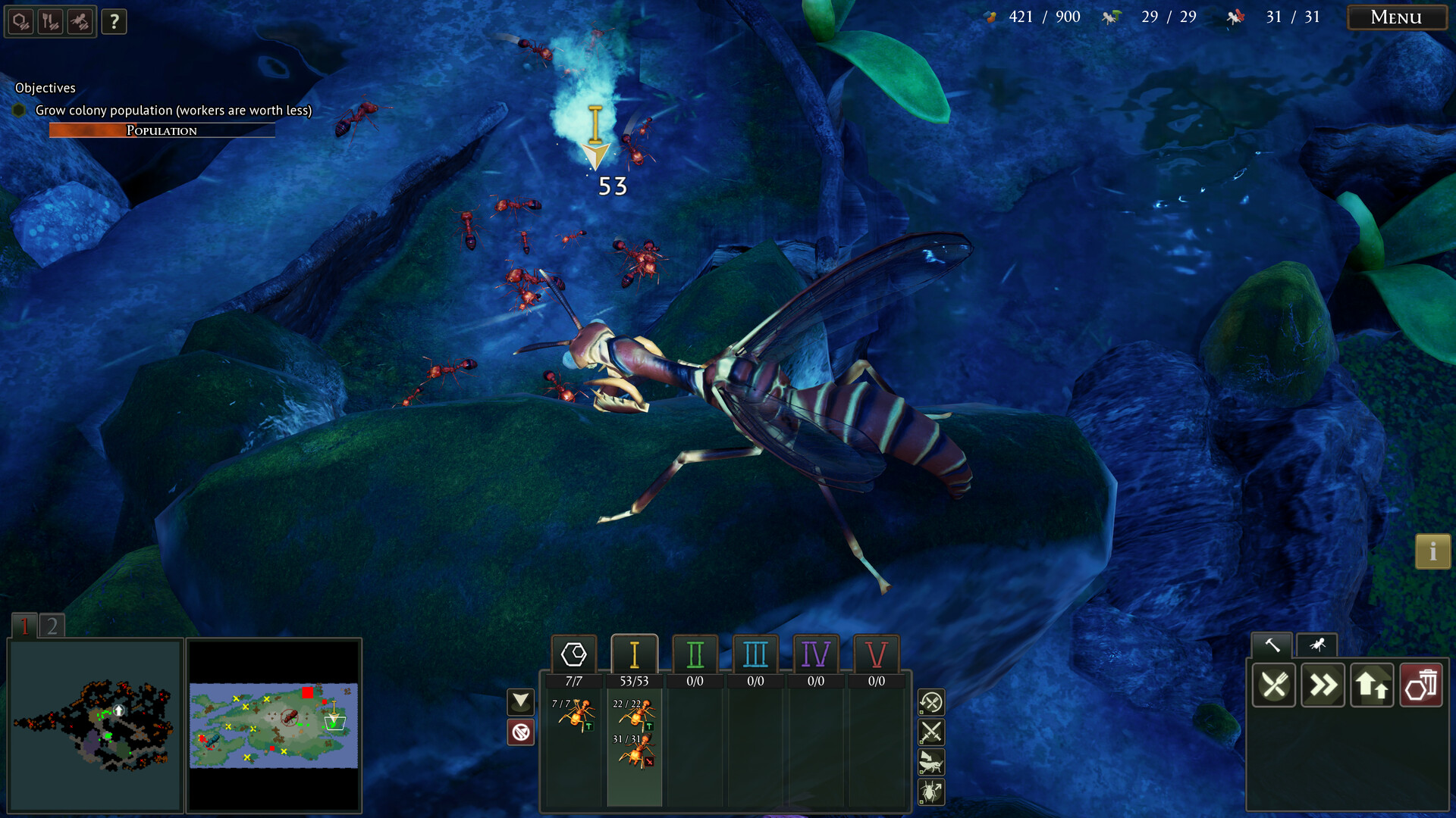 Изображение игры: Empires of the Undergrowth