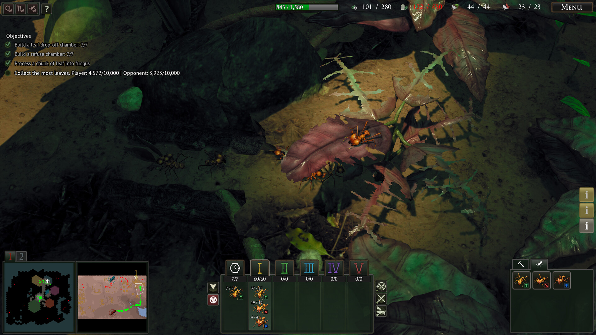 Изображение игры: Empires of the Undergrowth