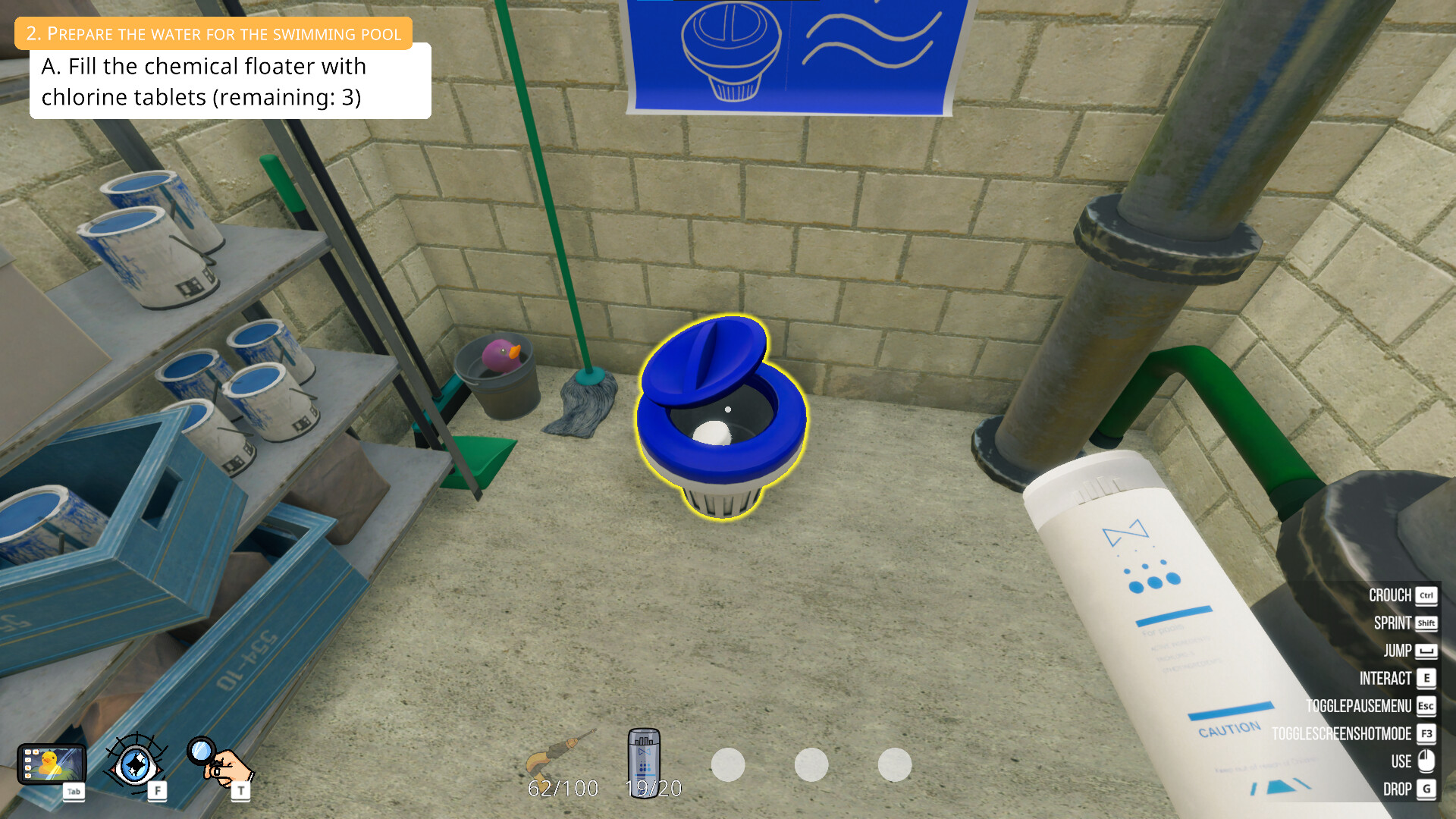 Изображение игры: Pool Cleaning Simulator