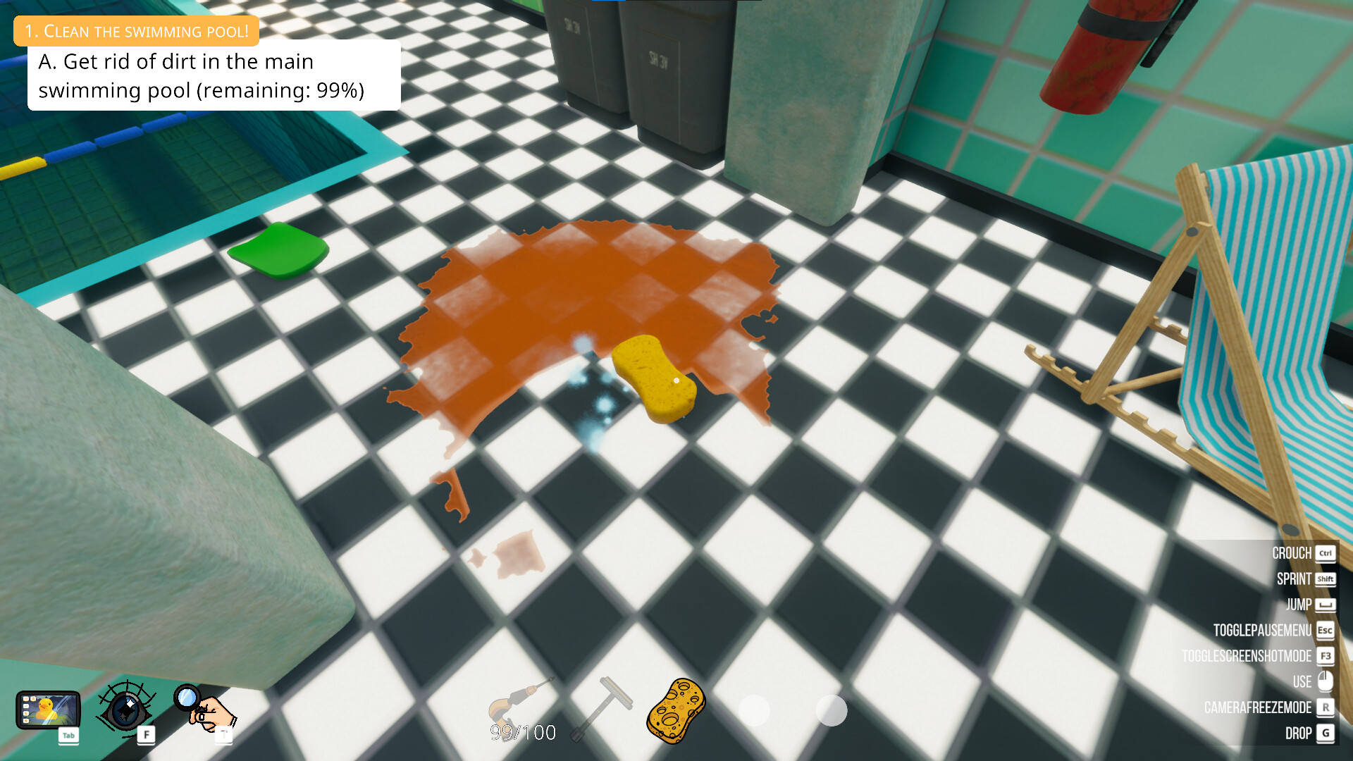 Изображение игры: Pool Cleaning Simulator