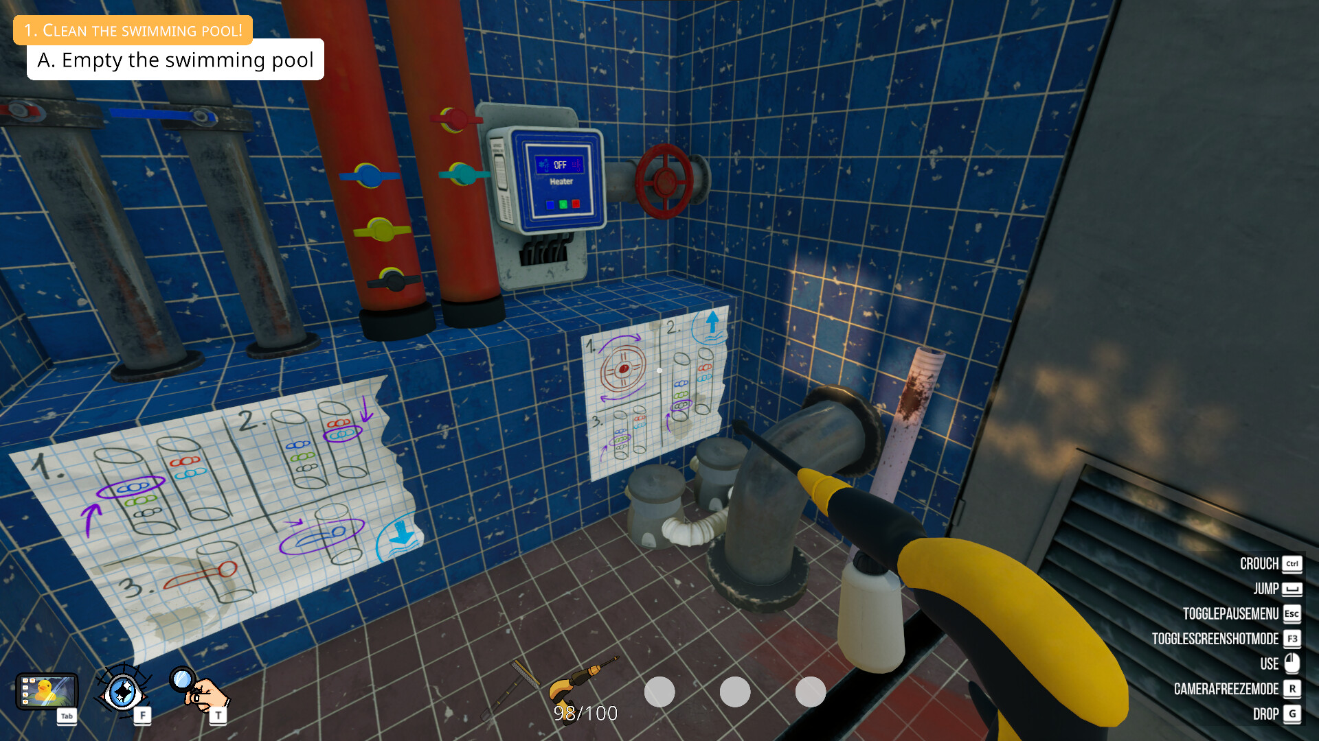 Изображение игры: Pool Cleaning Simulator