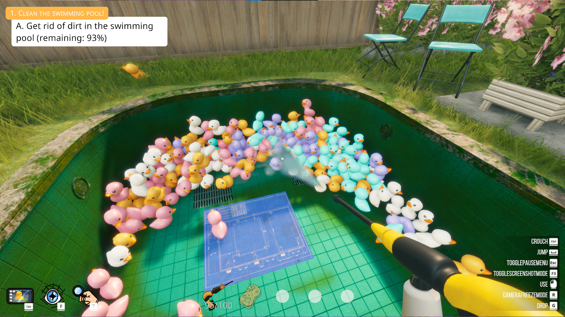 Изображение игры: Pool Cleaning Simulator
