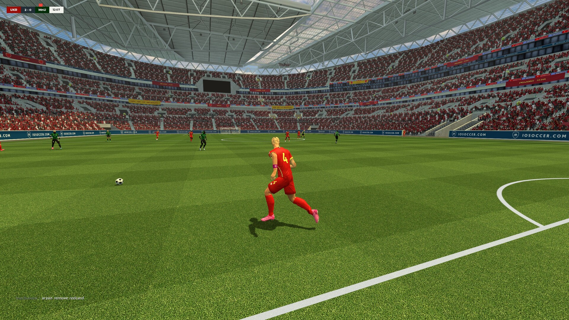 Изображение игры: IOSoccer
