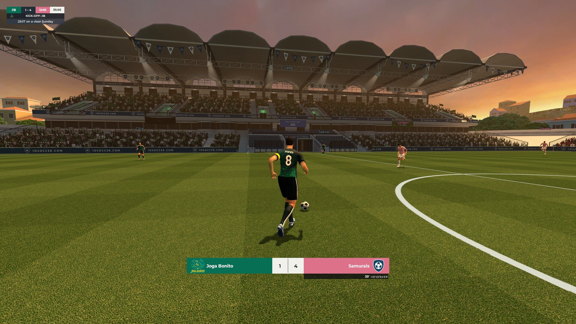 Изображение игры: IOSoccer