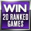 20 Online Ranked Wins