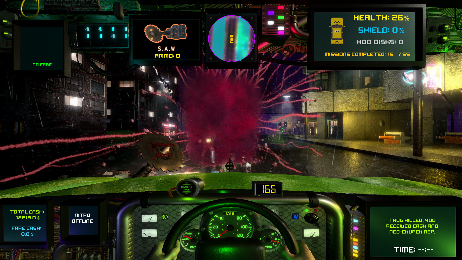 Изображение игры: CyberTaxi