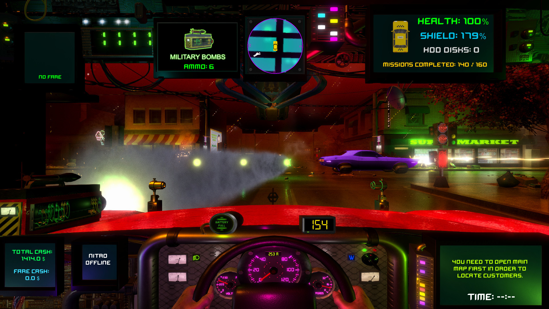 Изображение игры: CyberTaxi