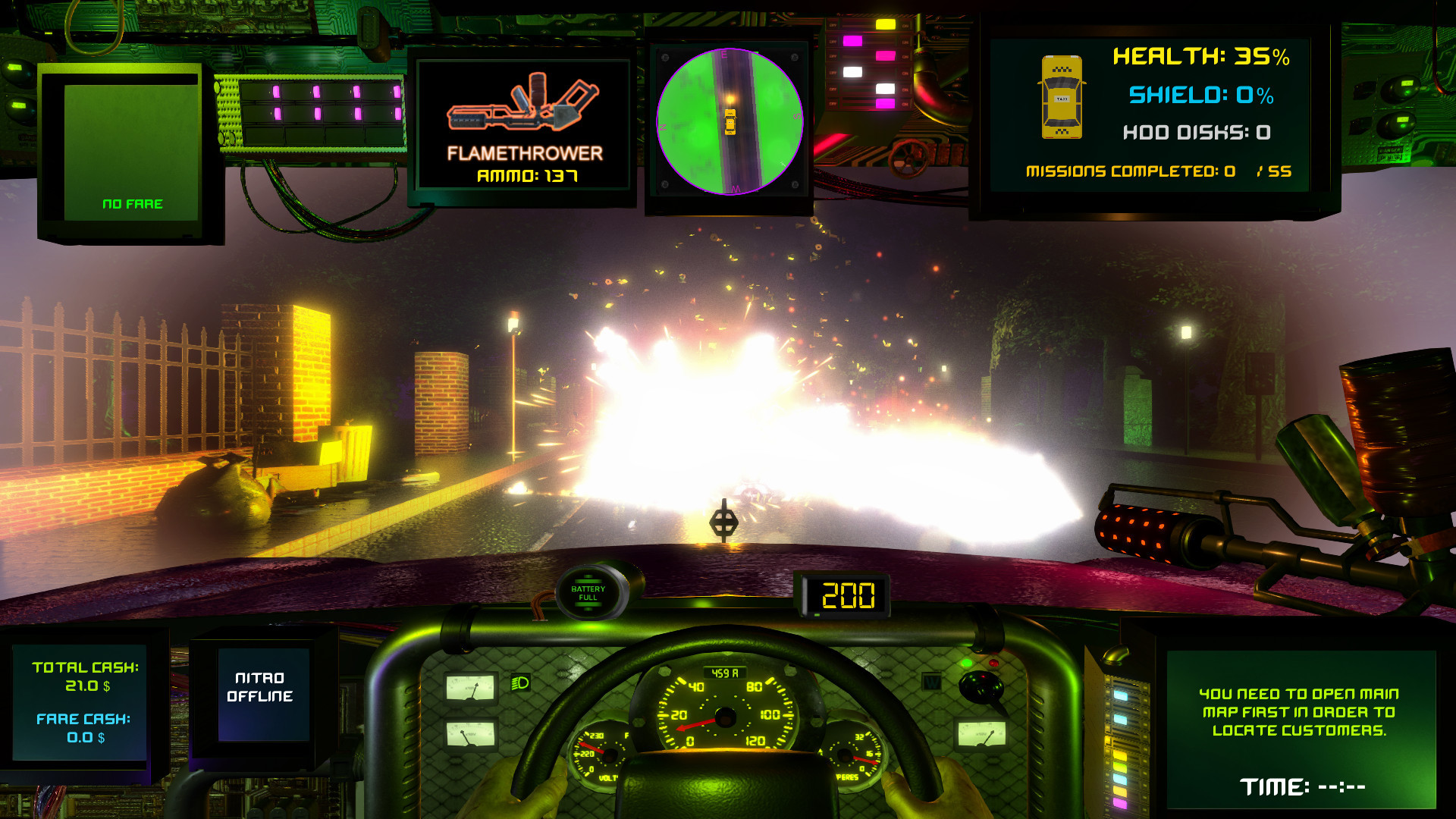 Изображение игры: CyberTaxi