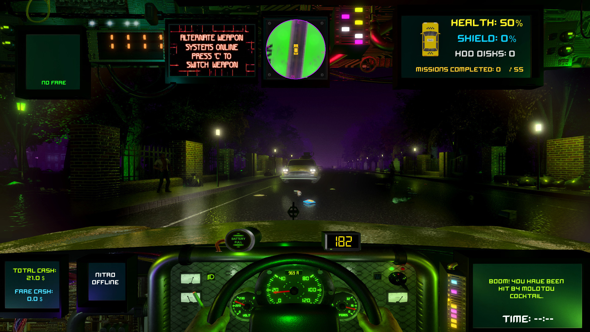 Изображение игры: CyberTaxi