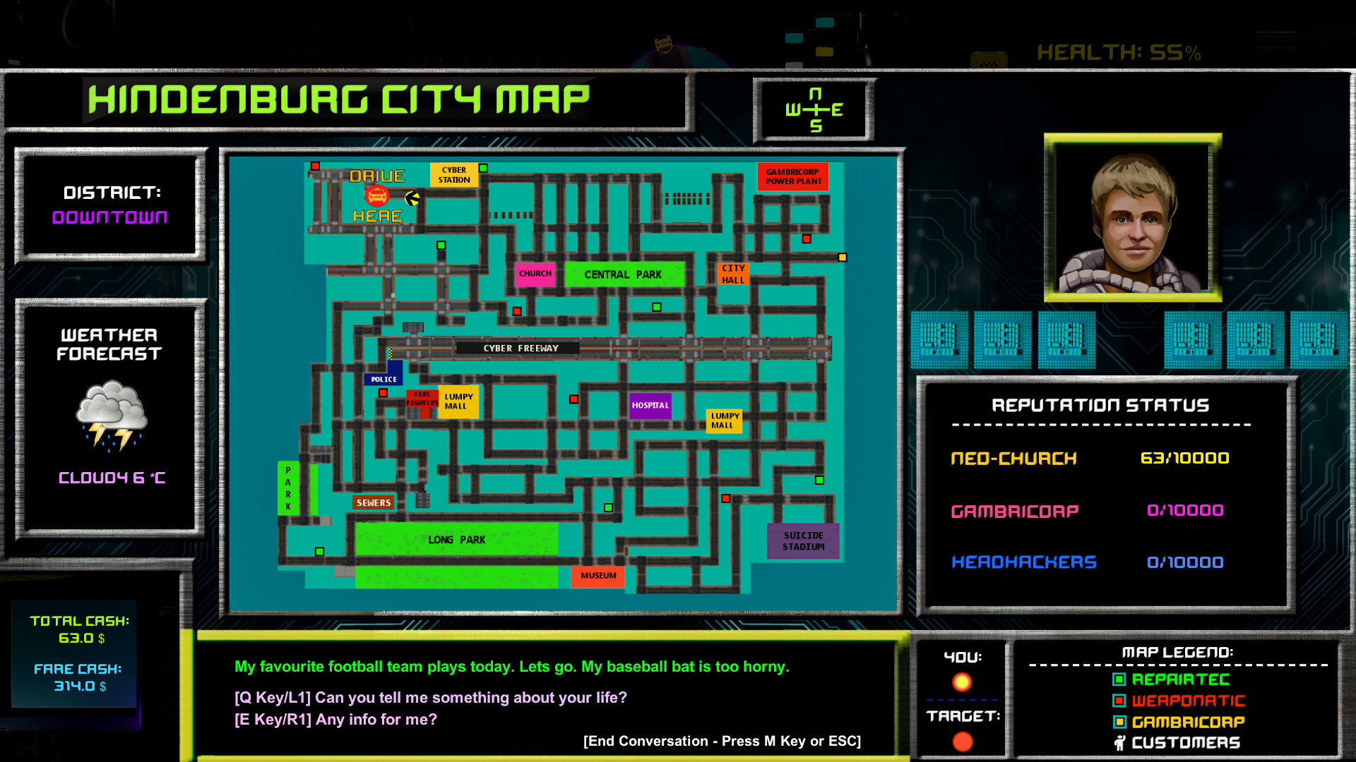 Изображение игры: CyberTaxi