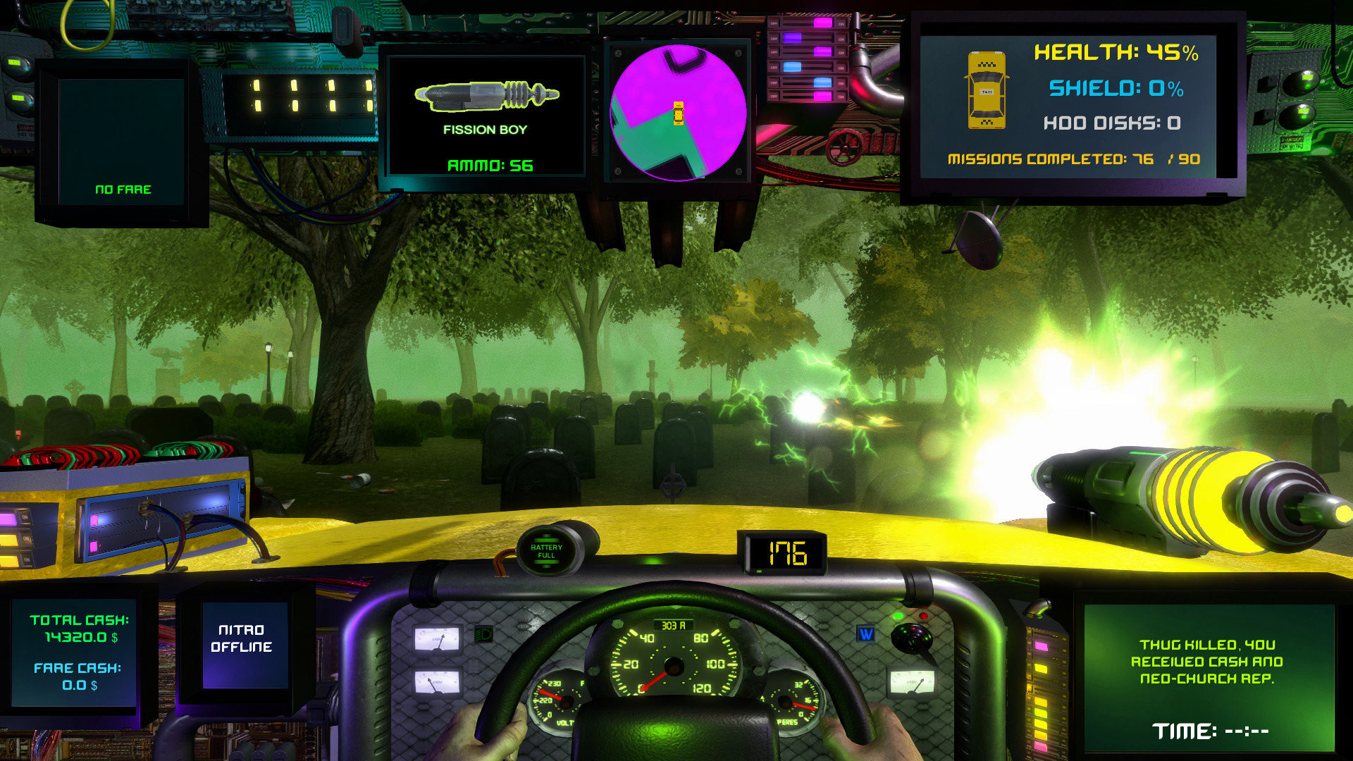 Изображение игры: CyberTaxi