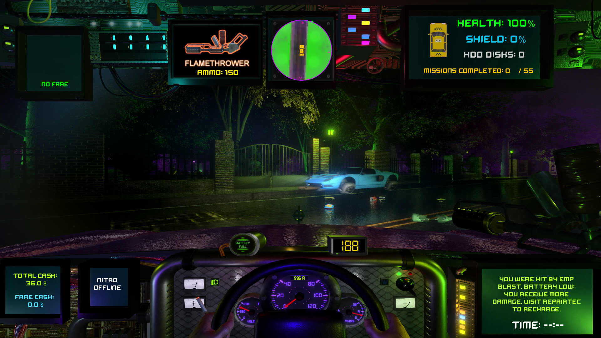 Изображение игры: CyberTaxi