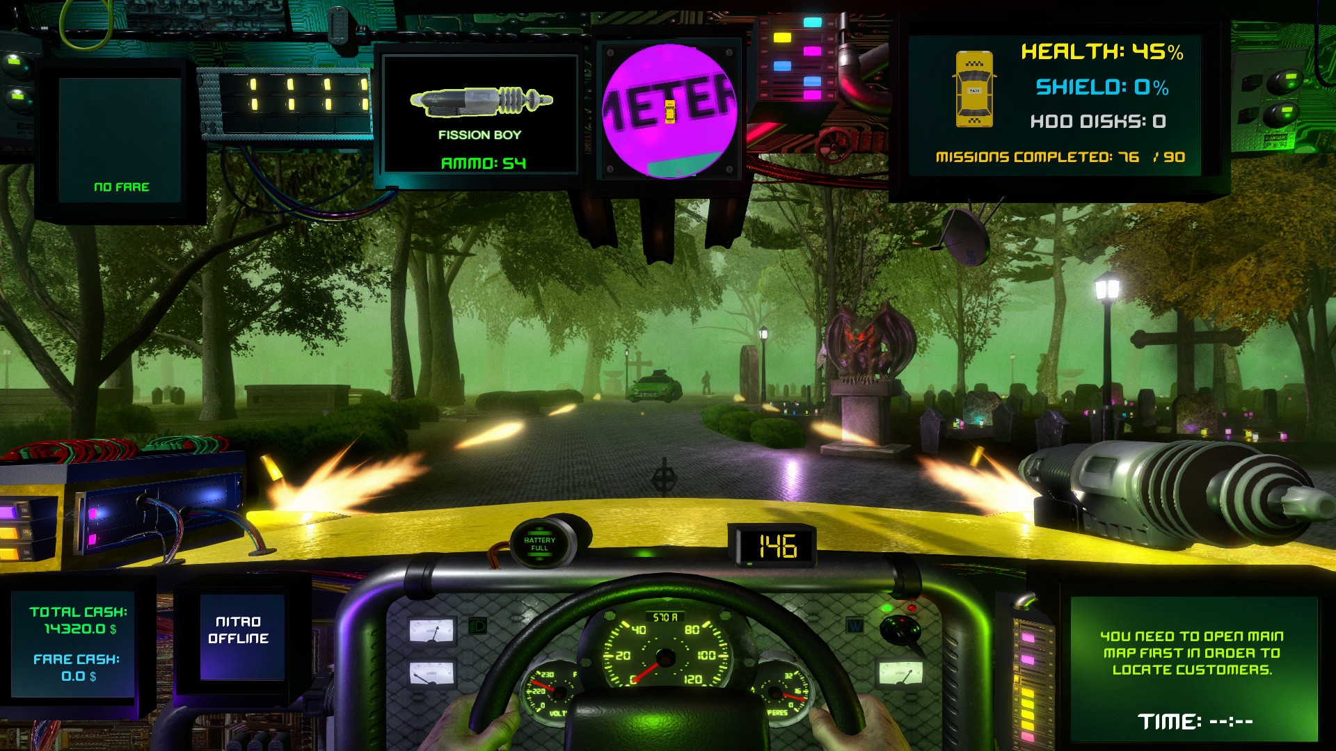 Изображение игры: CyberTaxi