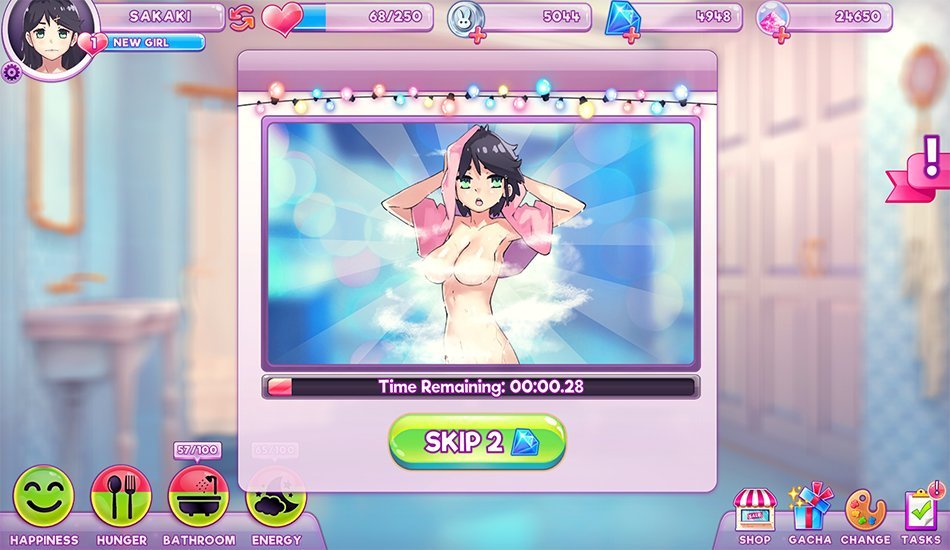 Изображение игры: Pocket Waifu