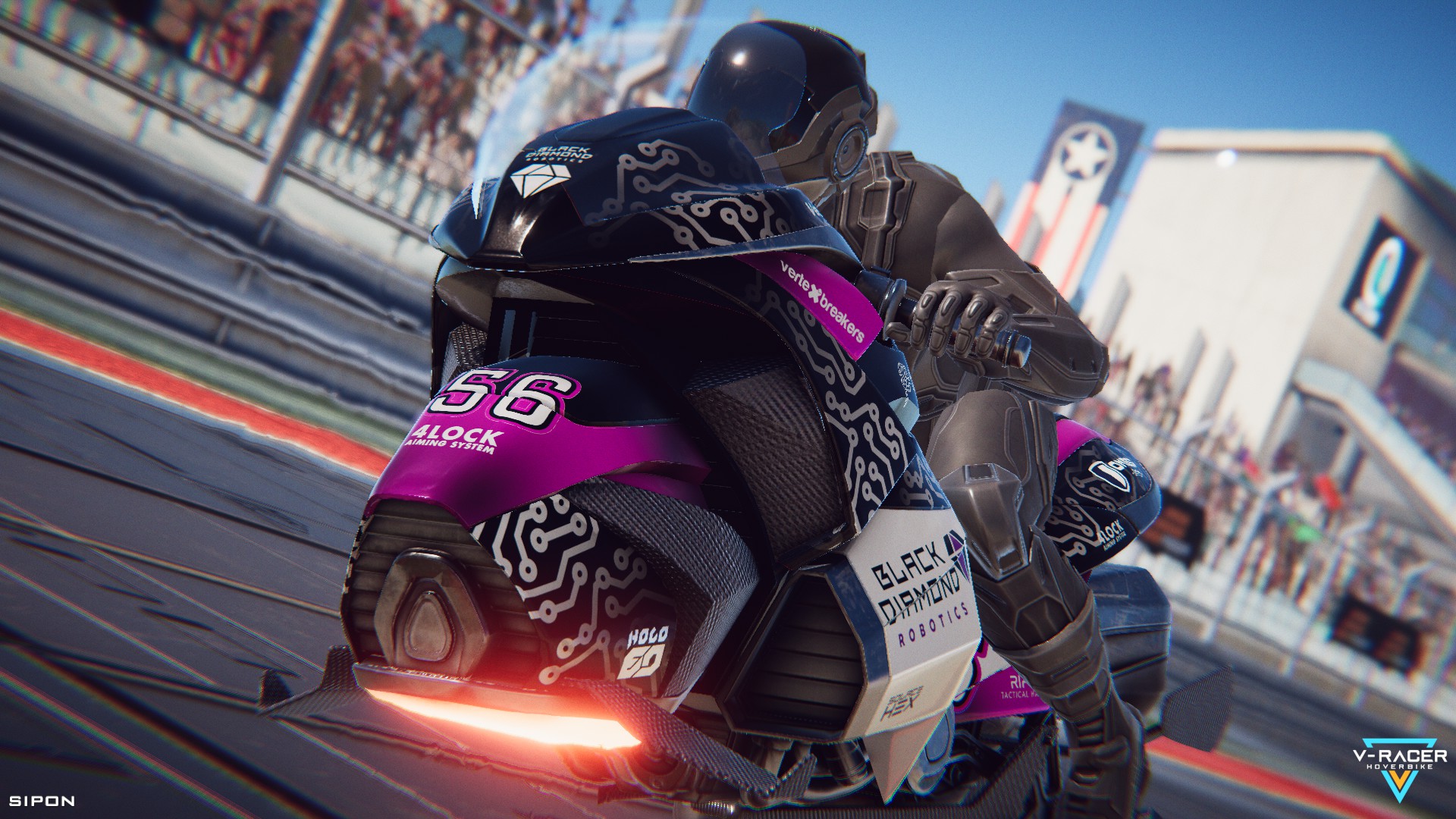 Изображение игры: VRacer Hoverbike
