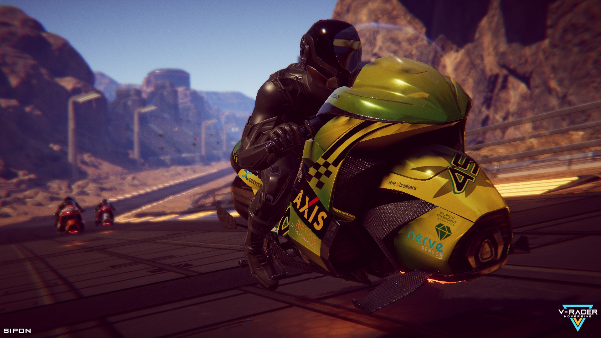Изображение игры: VRacer Hoverbike