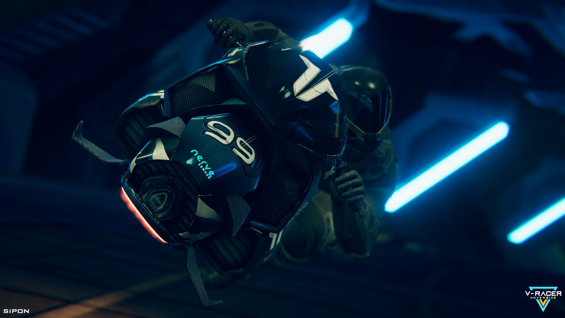 Изображение игры: VRacer Hoverbike