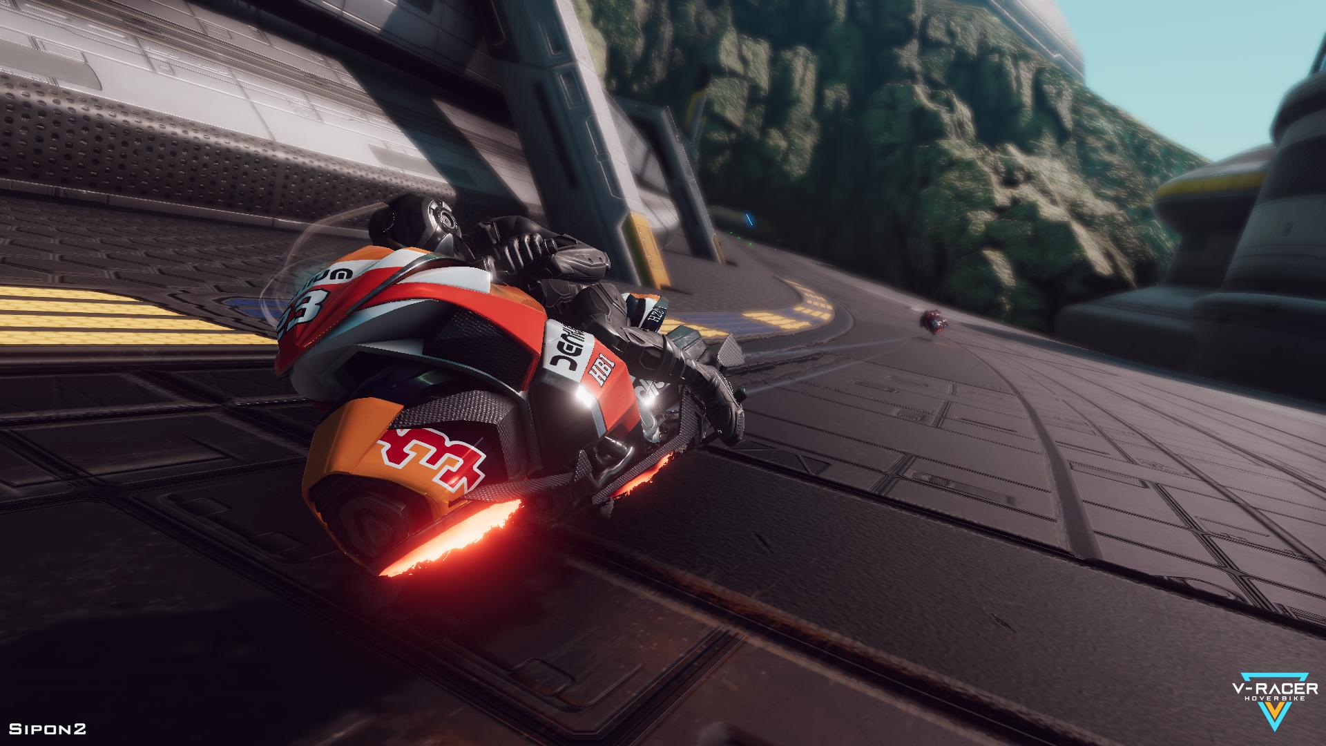 Изображение игры: VRacer Hoverbike