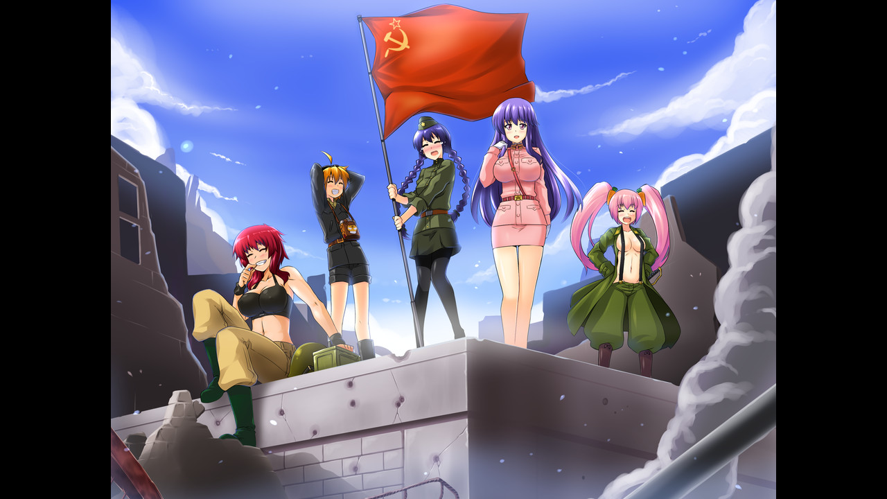 Изображение игры: HEBEREKE!: March! Red Army Girls' Brigade