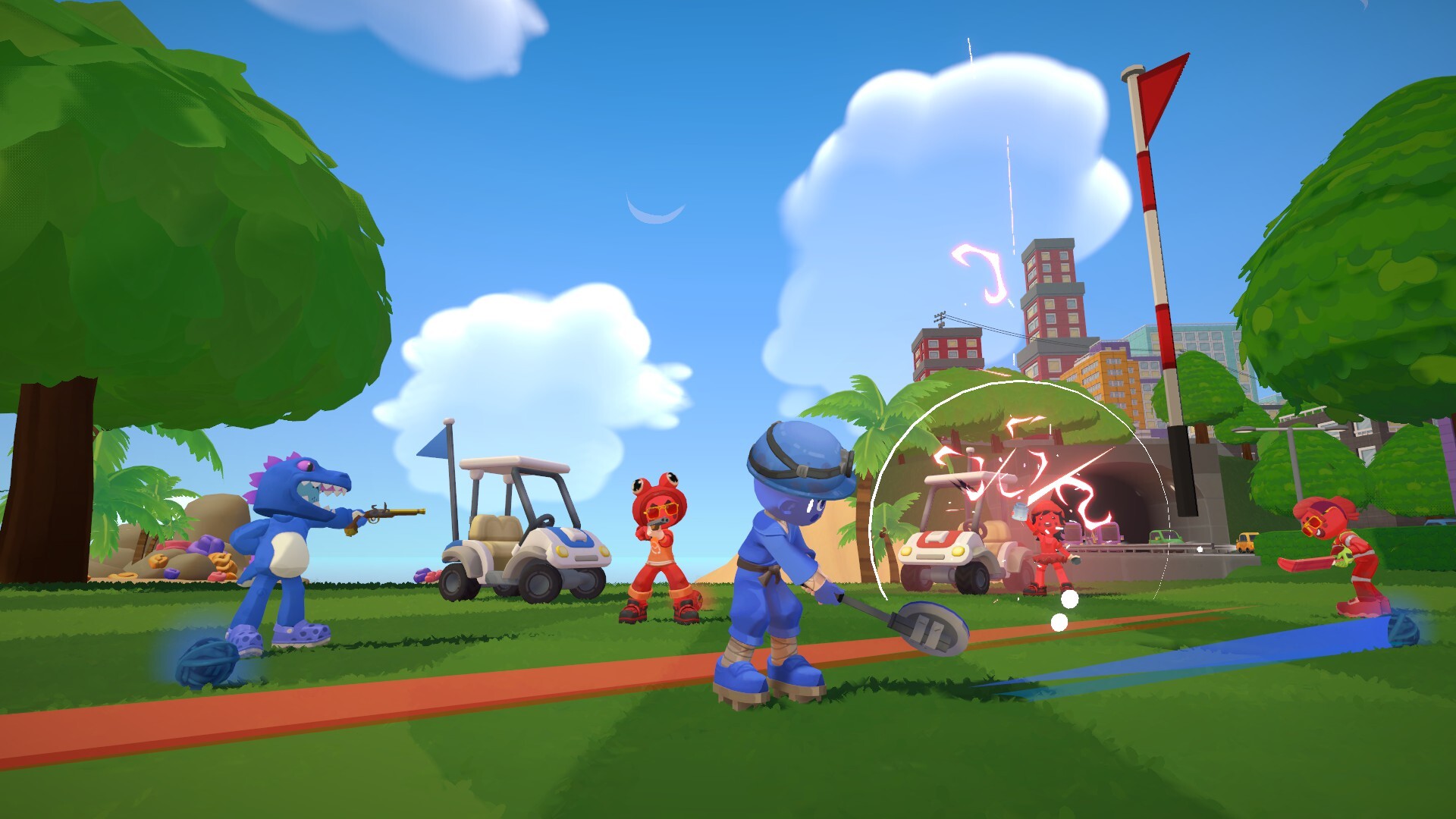 Изображение игры: Super Battle Golf
