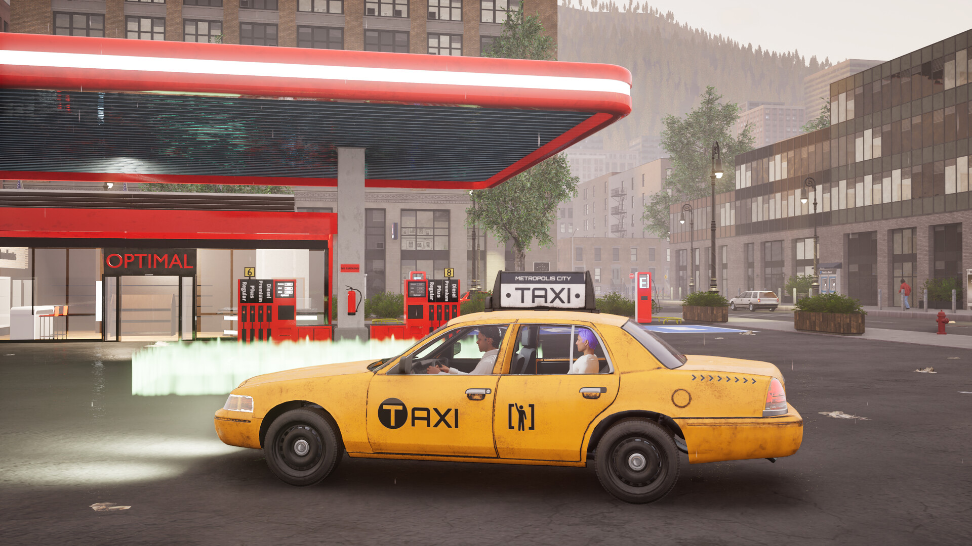 Изображение игры: Taxi Simulator