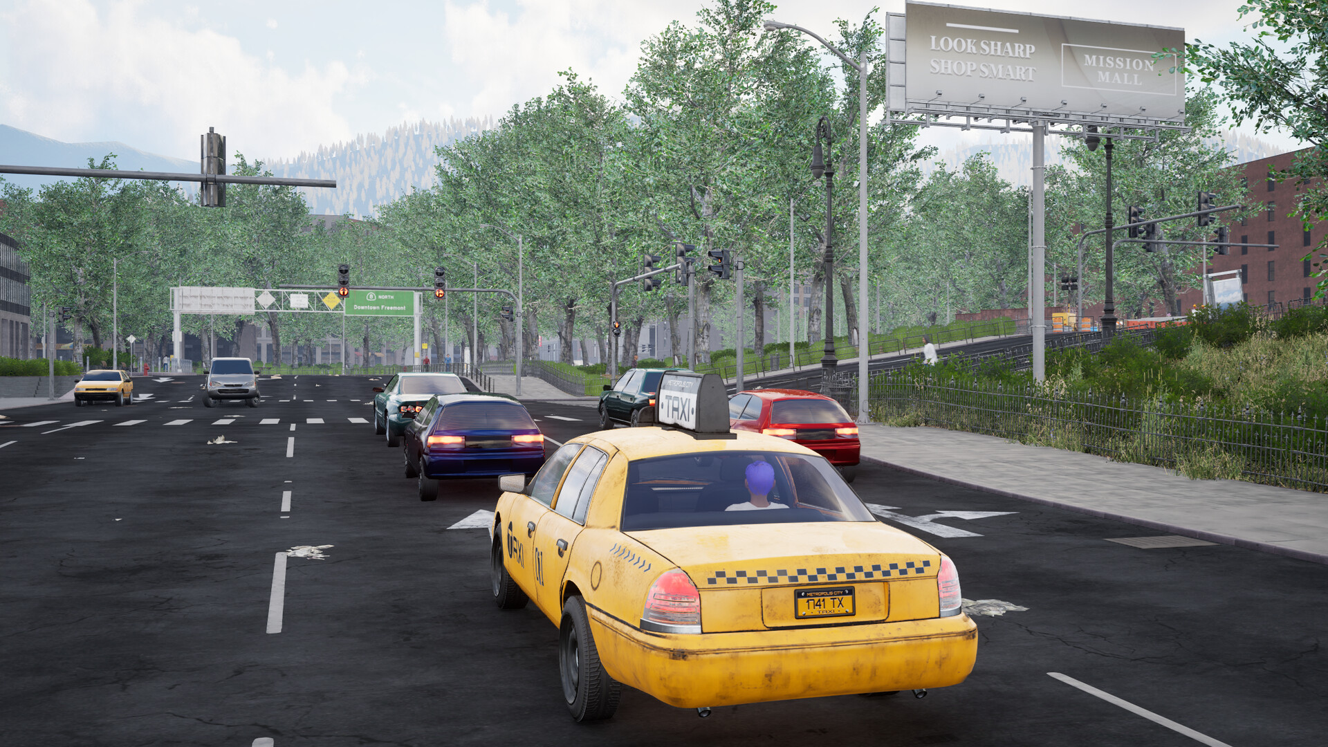 Изображение игры: Taxi Simulator