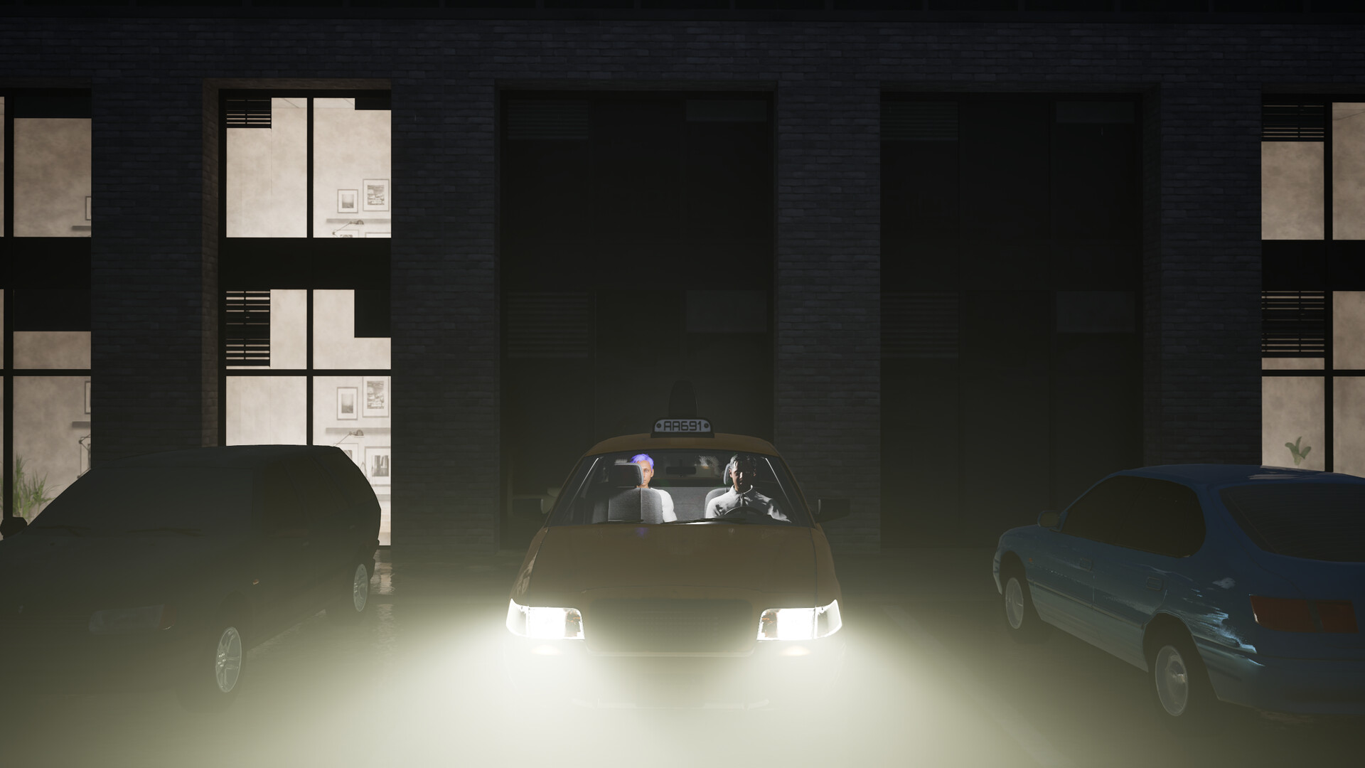 Изображение игры: Taxi Simulator